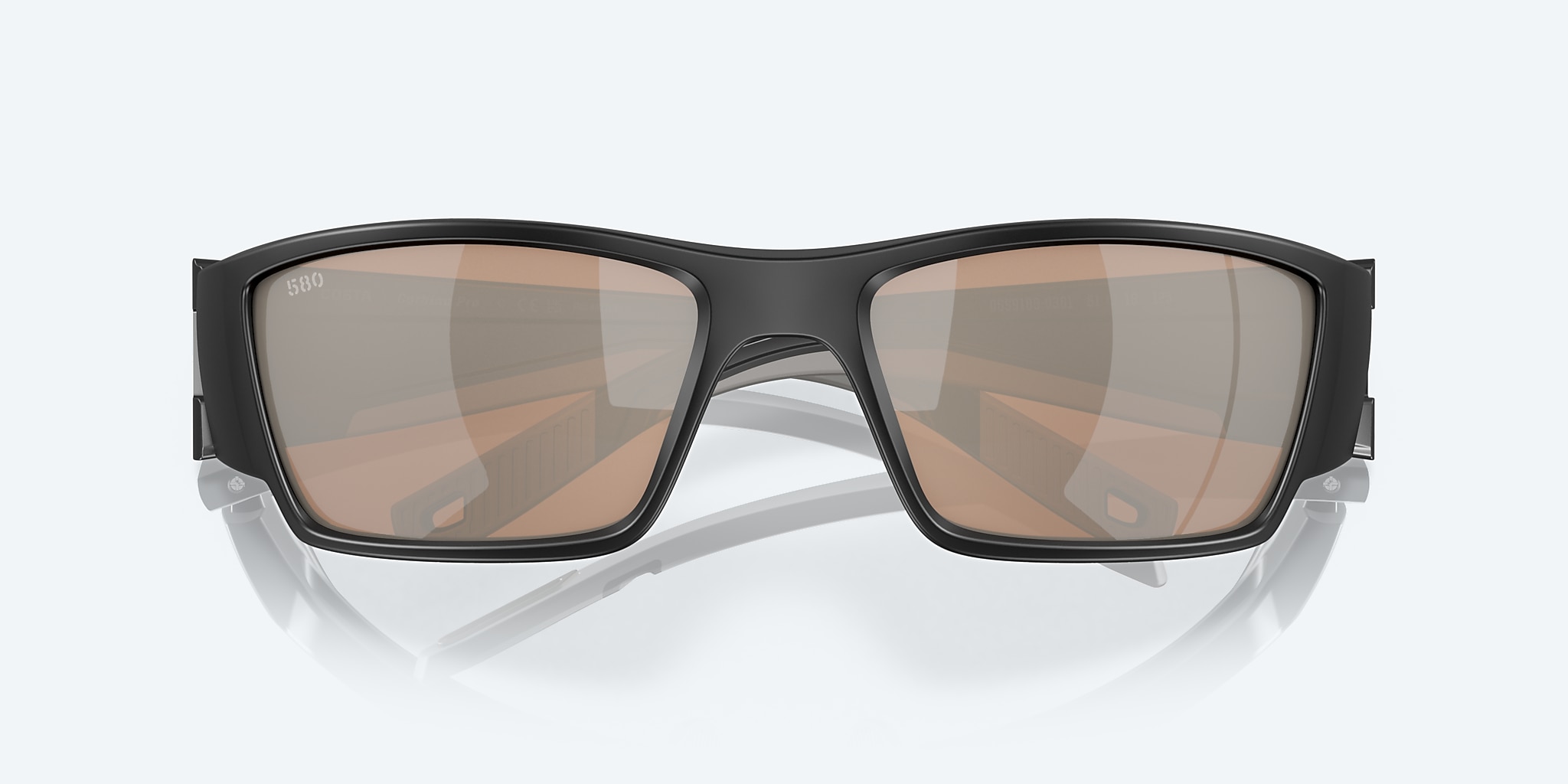 Sunglasses Costa Corbina PRO XL (61-18) with Copper Silver Mirror lens and Matte Black frame Image 5 of 7 Sunglasses Costa Corbina PRO XL (61-18) with Copper Silver Mirror lens and Matte Black frame Image 5 of 7