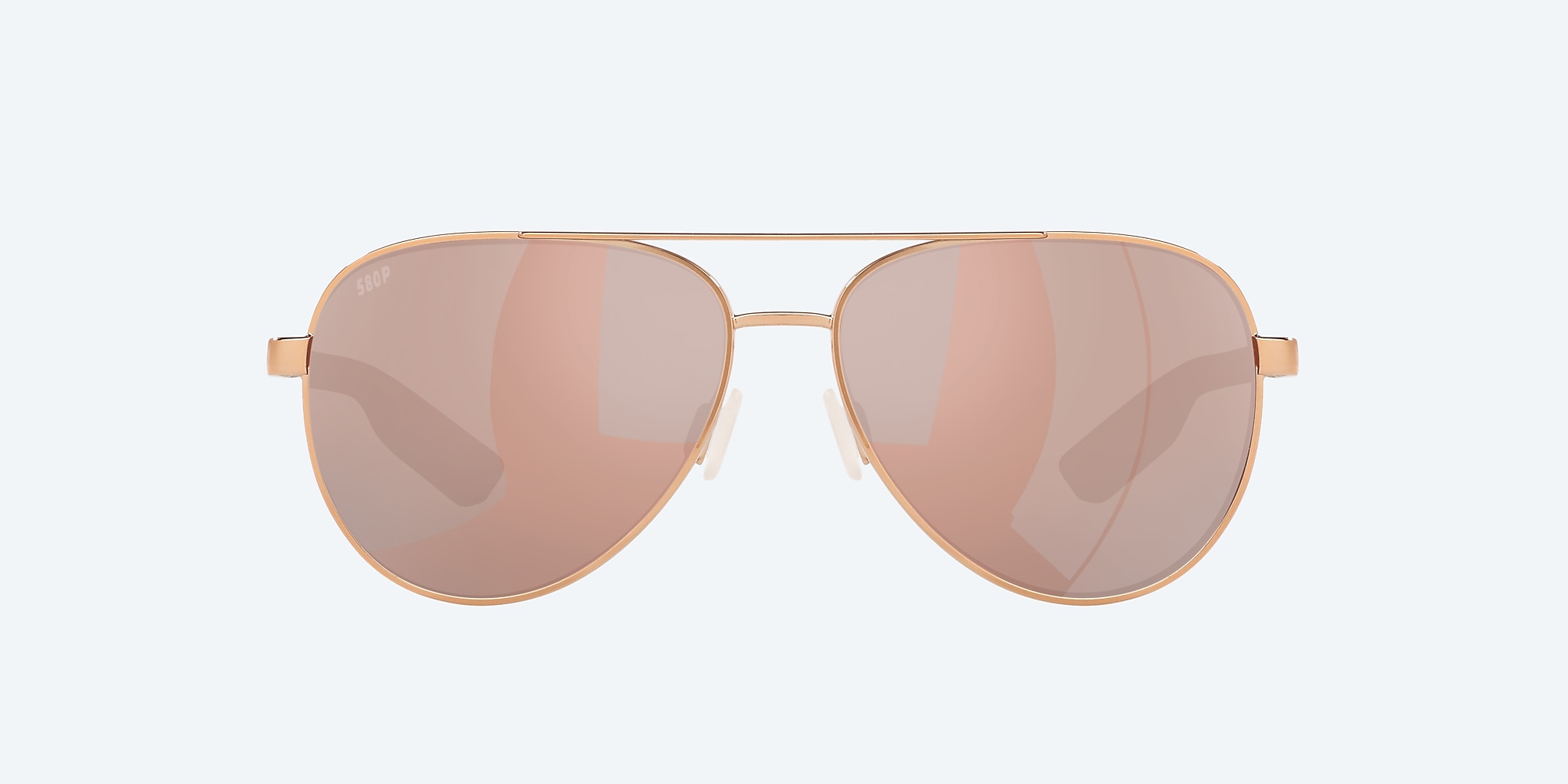Sunglasses Costa Peli L (57-14) with Copper Silver Mirror lens and Shiny Rose Gold frame Image 2 of 4 Sunglasses Costa Peli L (57-14) with Copper Silver Mirror lens and Shiny Rose Gold frame Image 2 of 4