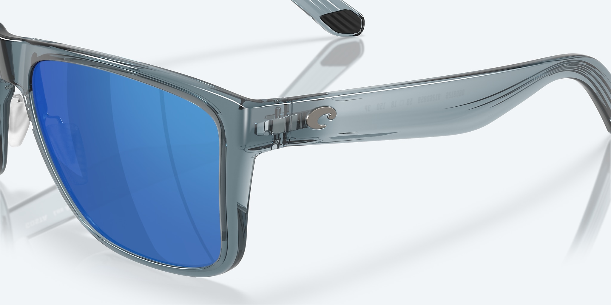 Sunglasses Costa Los Alijos XL (59-18) with Blue Mirror lens and Translucent Deep Blue frame Image 6 of 8 Sunglasses Costa Los Alijos XL (59-18) with Blue Mirror lens and Translucent Deep Blue frame Image 6 of 8