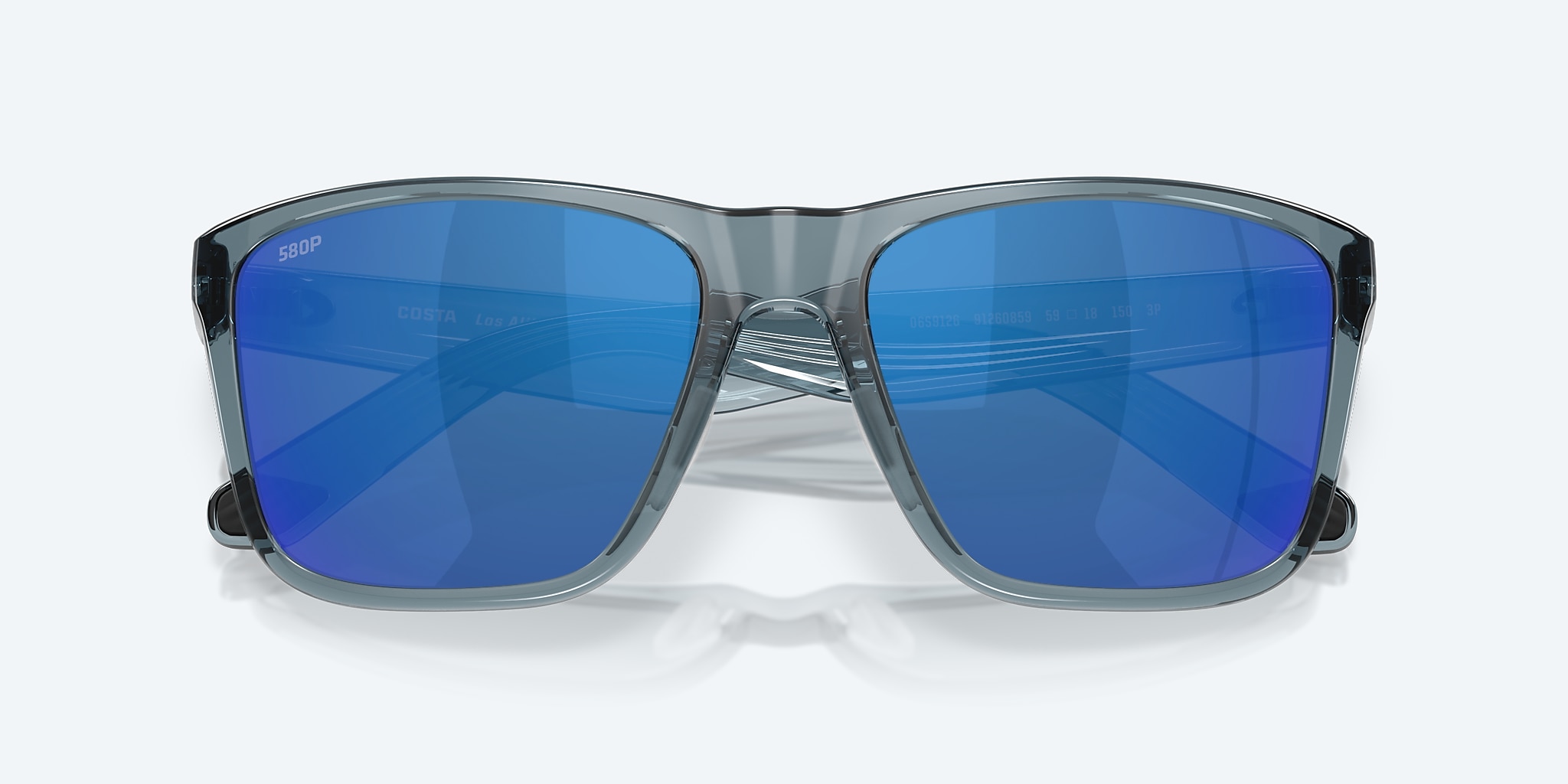 Sunglasses Costa Los Alijos XL (59-18) with Blue Mirror lens and Translucent Deep Blue frame Image 5 of 8 Sunglasses Costa Los Alijos XL (59-18) with Blue Mirror lens and Translucent Deep Blue frame Image 5 of 8