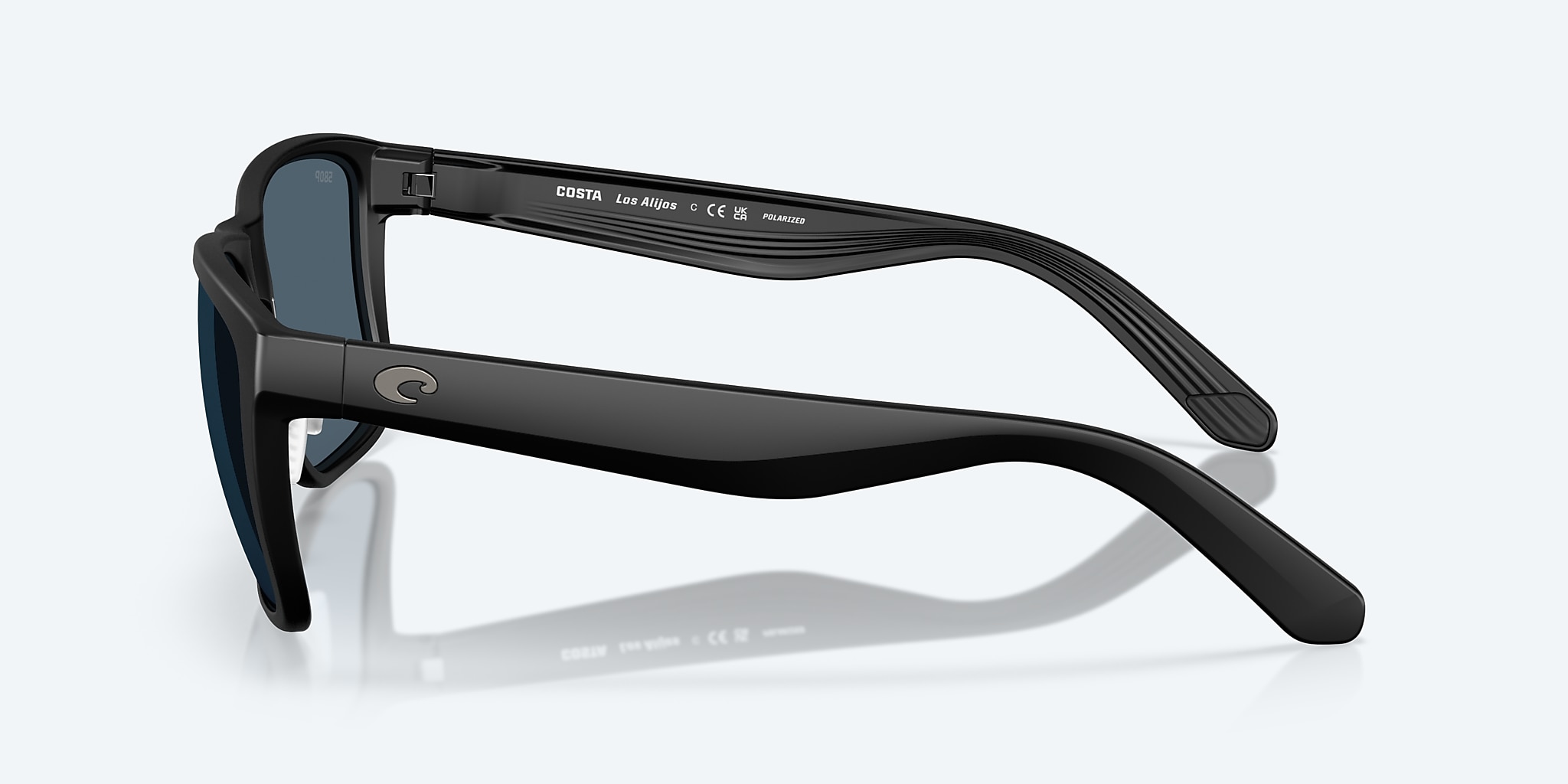 Sunglasses Costa Los Alijos XL (59-18) with Gray lens and Matte Black frame Image 3 of 8 Sunglasses Costa Los Alijos XL (59-18) with Gray lens and Matte Black frame Image 3 of 8