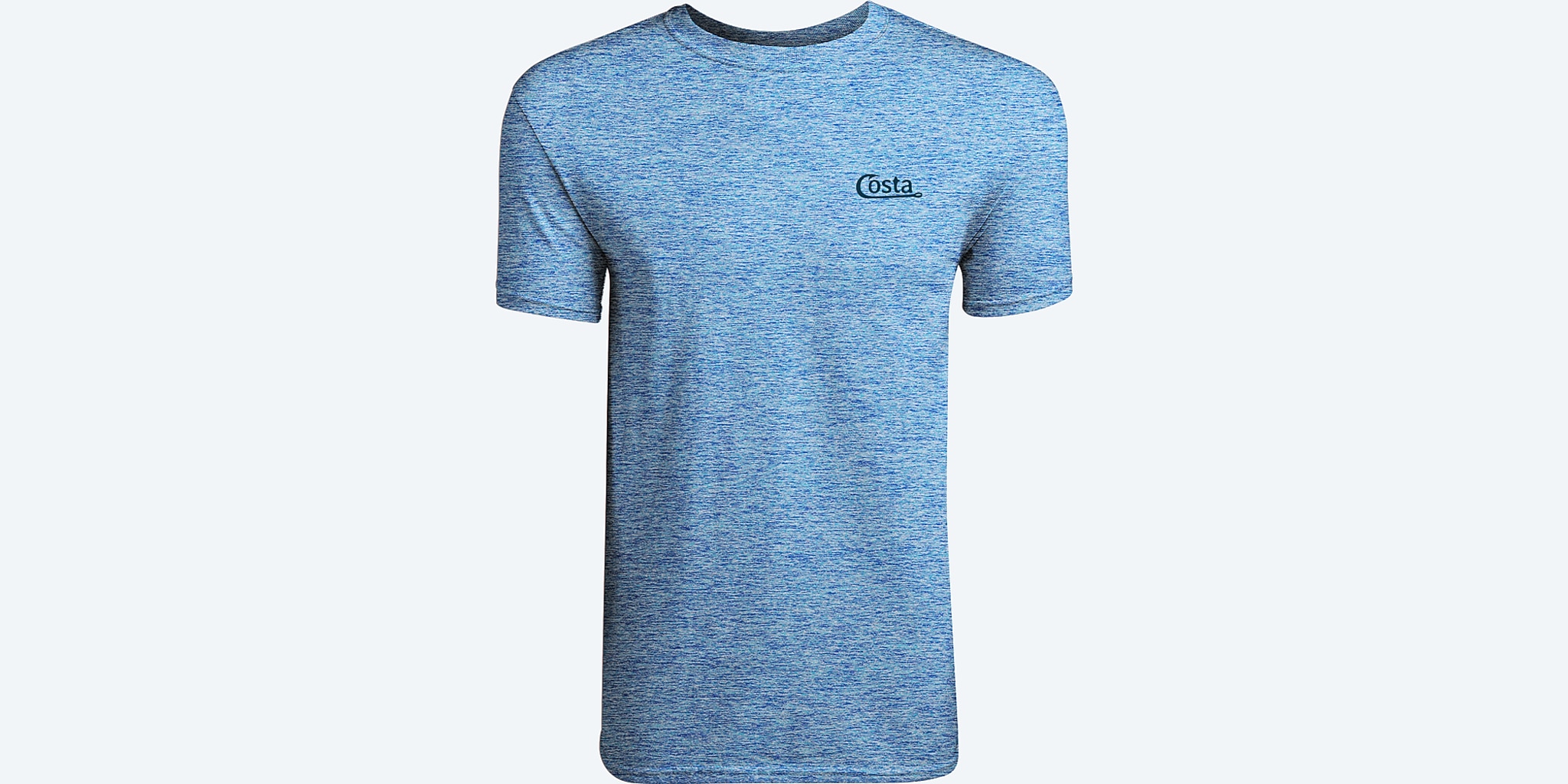 Apparel Royal Blue Heather Costa Tech How To Hooks Ss Image 2 of 2 Apparel Royal Blue Heather Costa Tech How To Hooks Ss Image 2 of 2