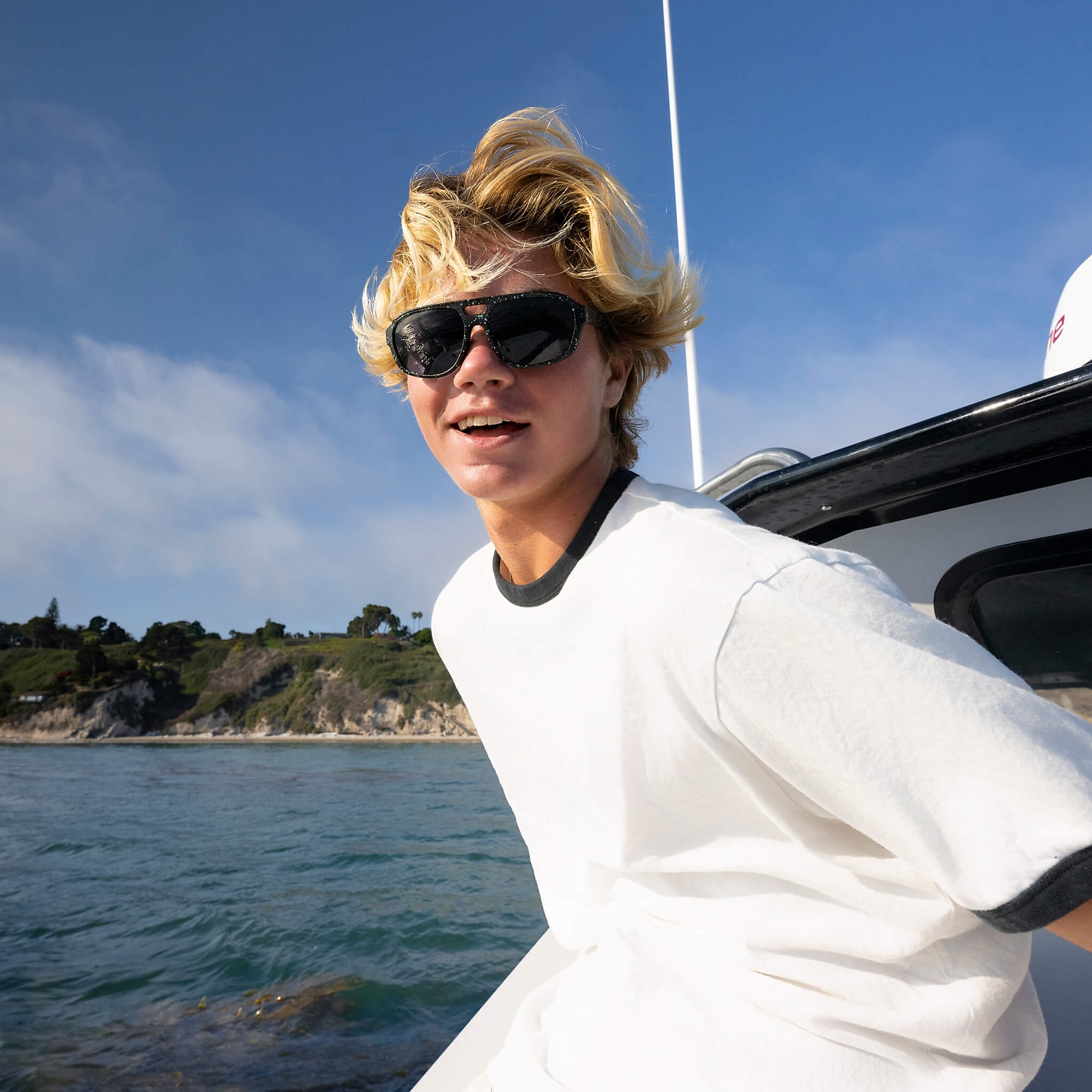 Sunglasses Costa Street Heat M (55-15) with Gray lens and Matt Aqua Drip frame Image 3 of 9 Sunglasses Costa Street Heat M (55-15) with Gray lens and Matt Aqua Drip frame Image 3 of 9