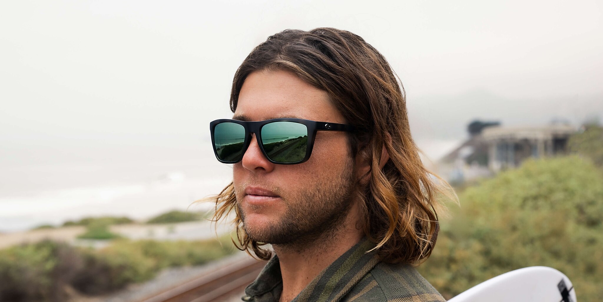 Costa Mainsail XL XXL (59-18) with Gray Silver Mirror lenses and