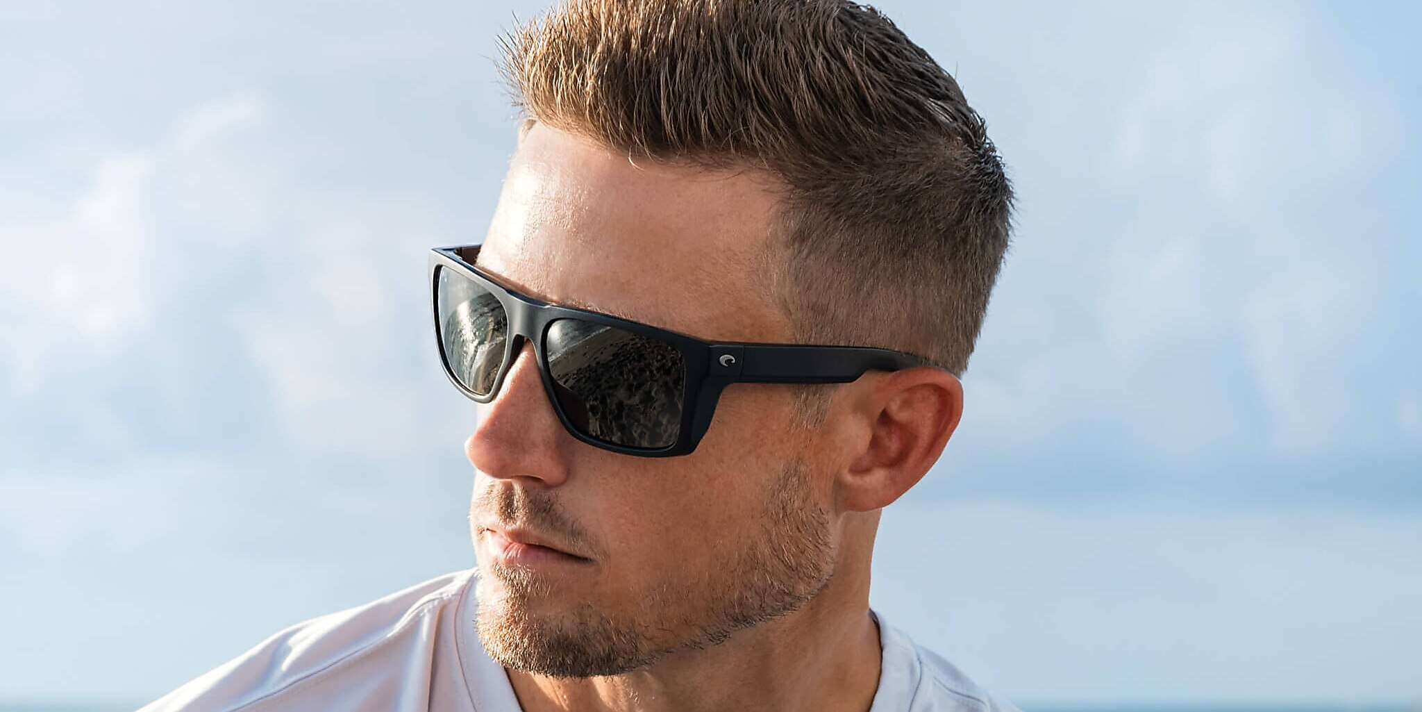 Costa Lido XL (57-16) with Gold Mirror lenses and Matte Black