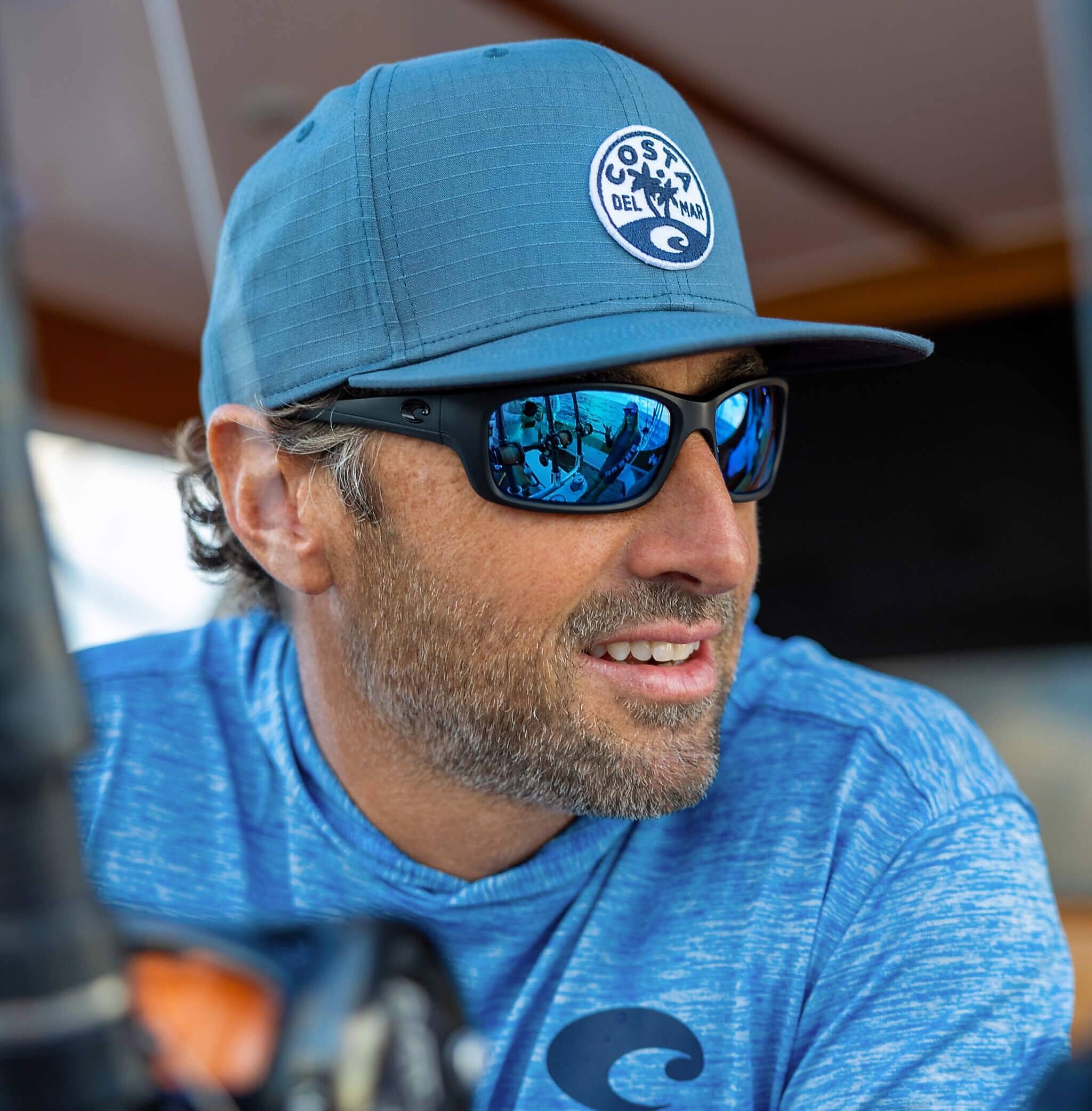 Costa Jose L (62-16) with Blue Mirror lenses and Blackout frame