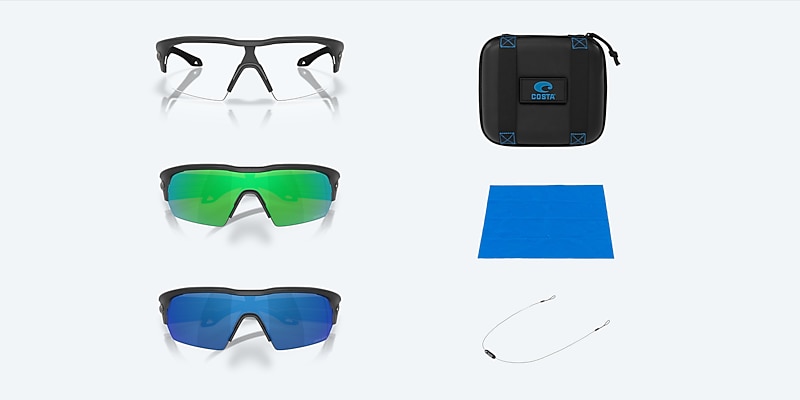 Sunglasses Costa Pilothouse PRO Limited Edition Pack  XXL (35-135) with Clear lens and Black Pearl frame Image 1 of 15