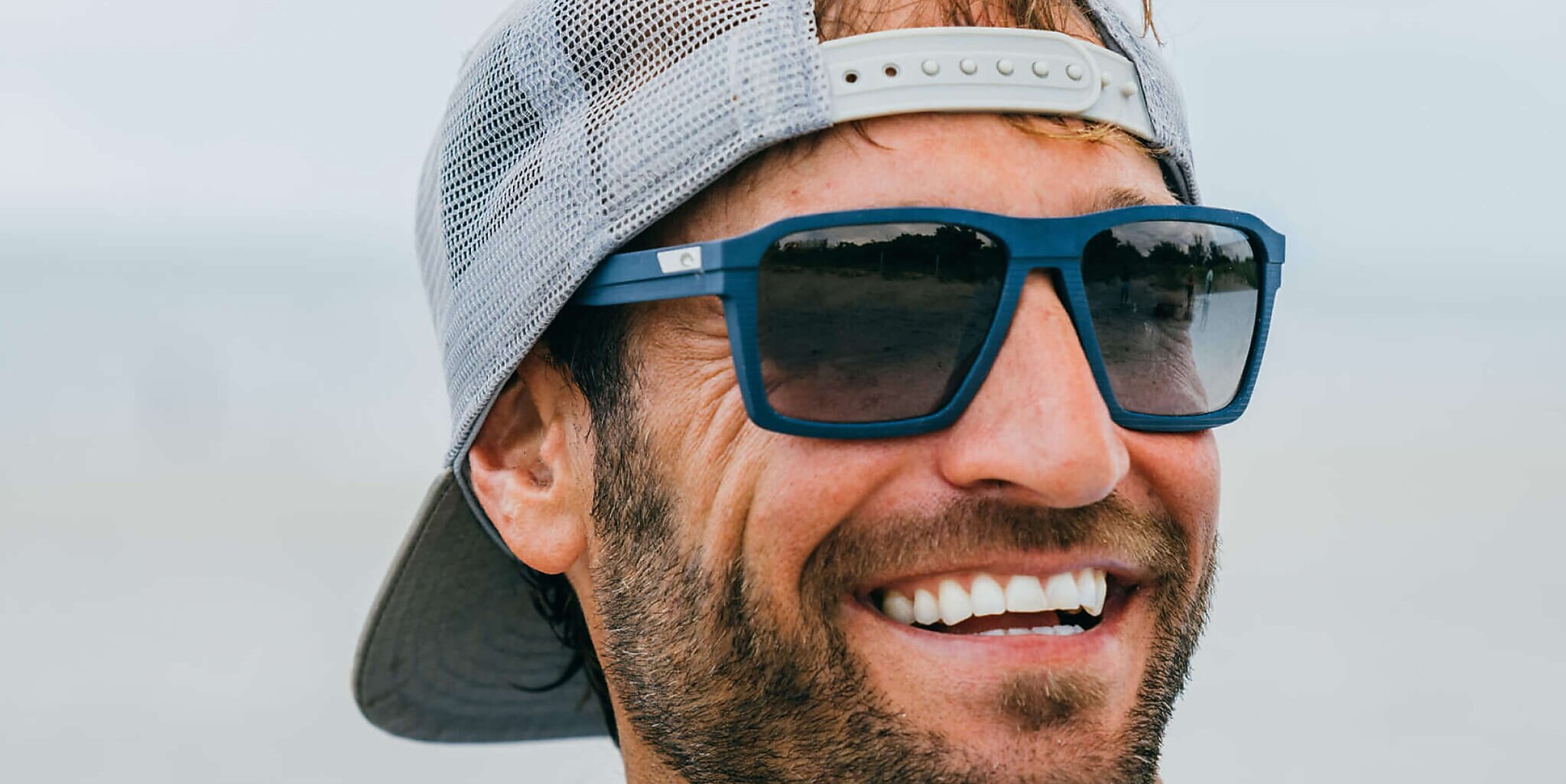 Costa Antille L (58-17) with Blue Mirror lenses and Net Black