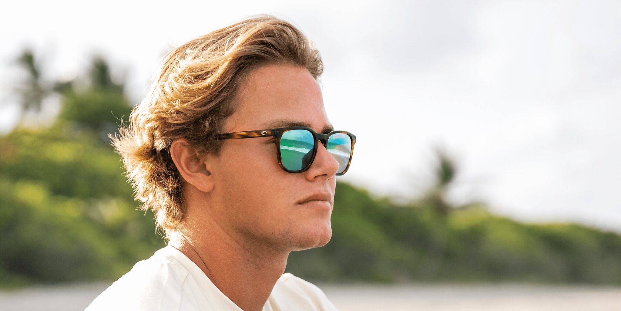 Costa Sullivan M (53-19) with Green Mirror lenses and Matte