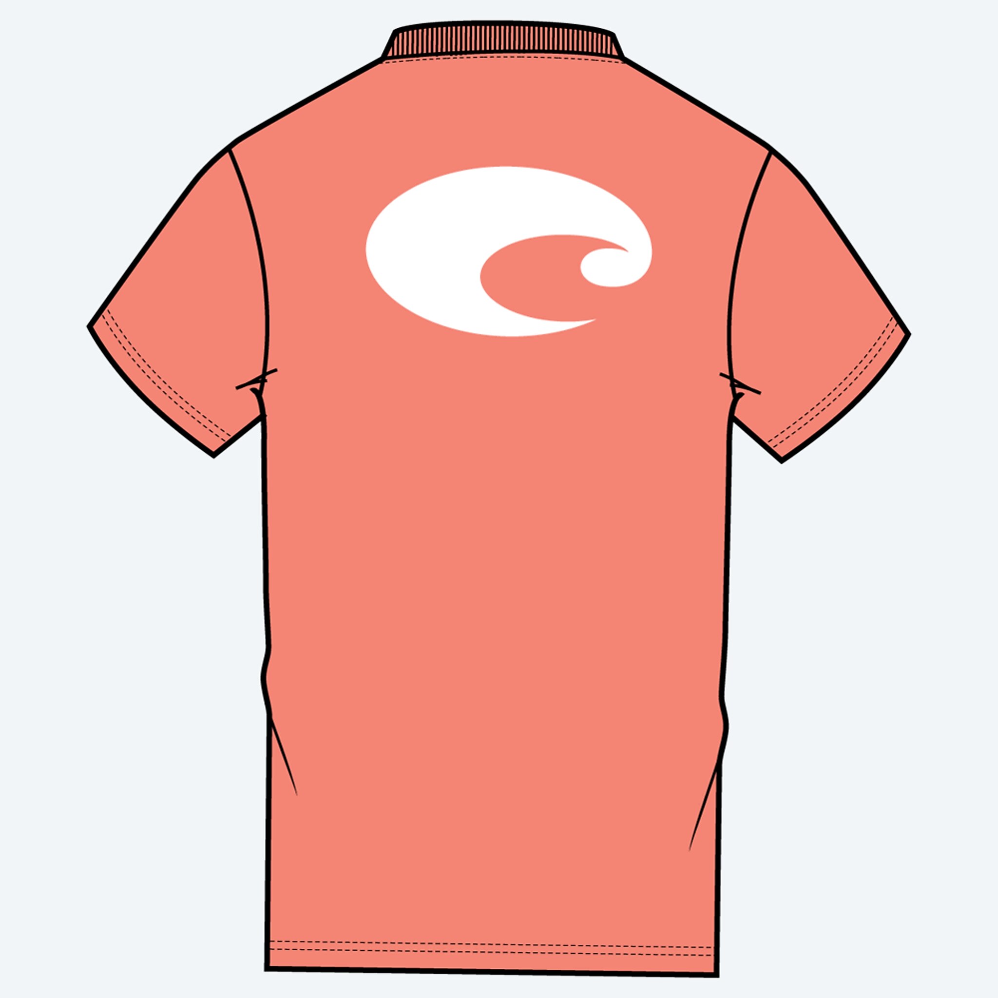 Apparel Salmon Costa Costa C Wave Image 1 of 3