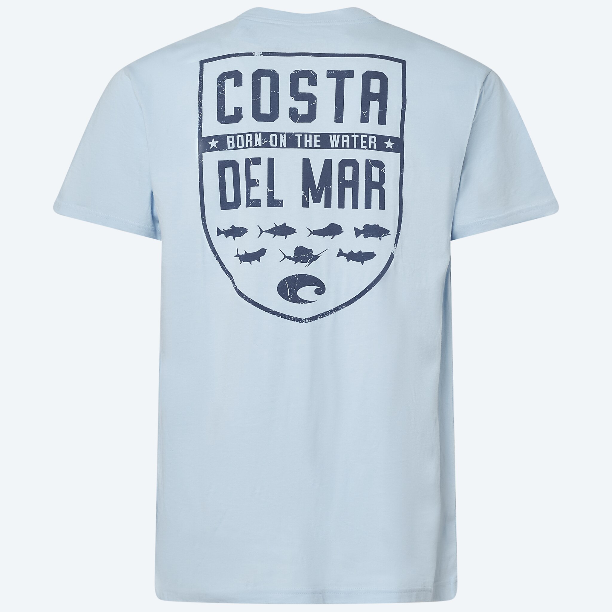 Apparel Light Blue Costa Species Shield SS Image 1 of 3