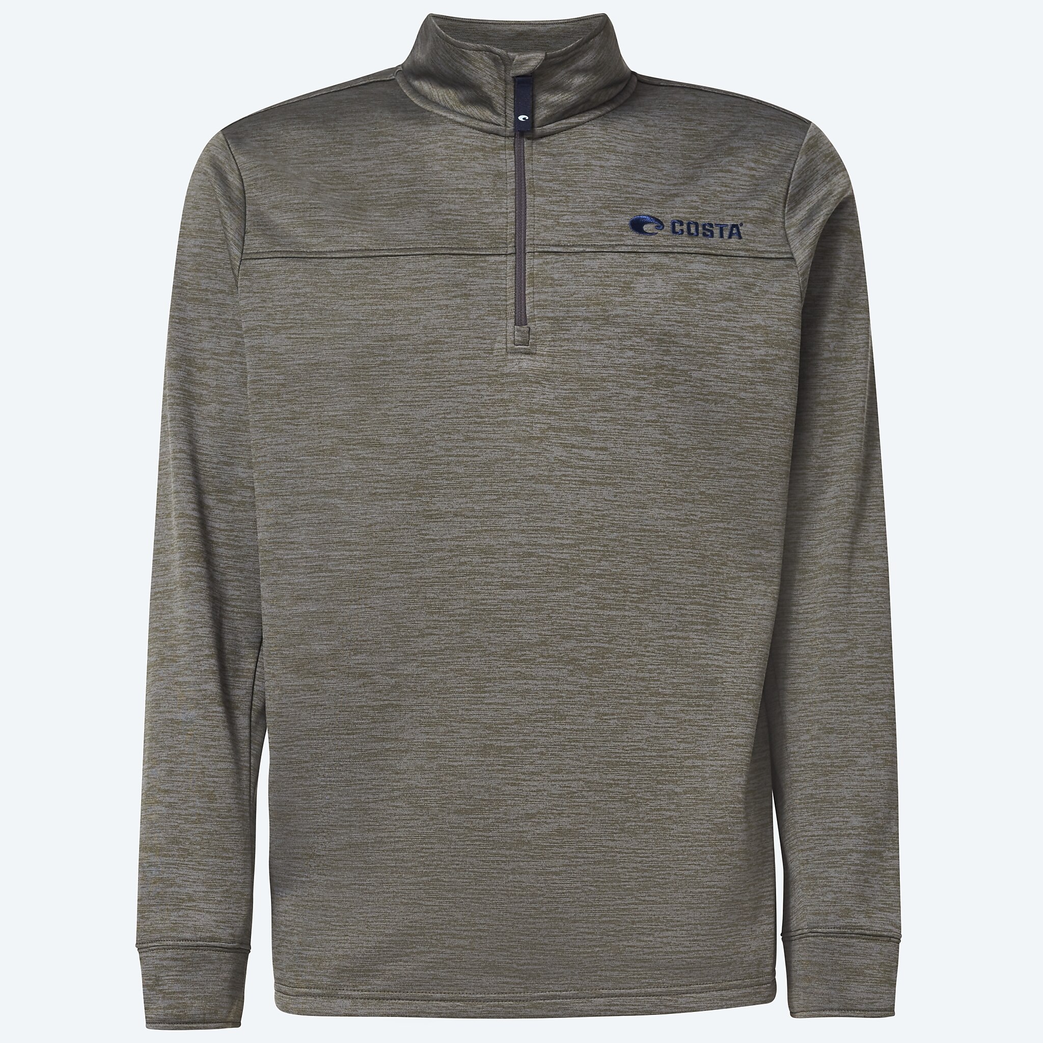 Apparel Moss Green Heather Costa Harbor Quarter Zip Image 1 of 3