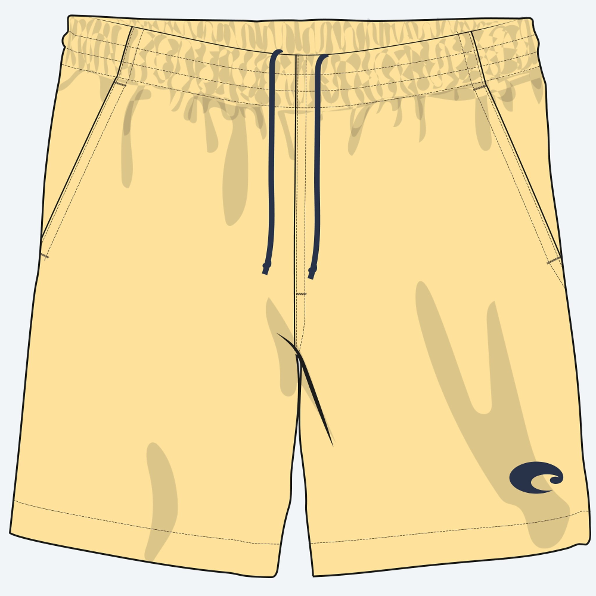 Apparel Sun Costa Elastic Drawstring Boardshort Image 1 of 3