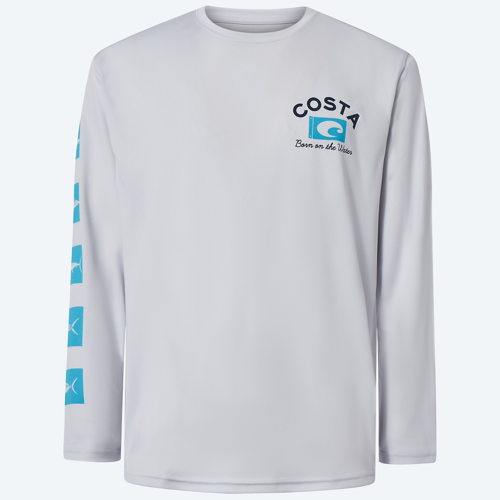 Apparel Pearl Grey Costa Tech Banner LS Image 1 of 3