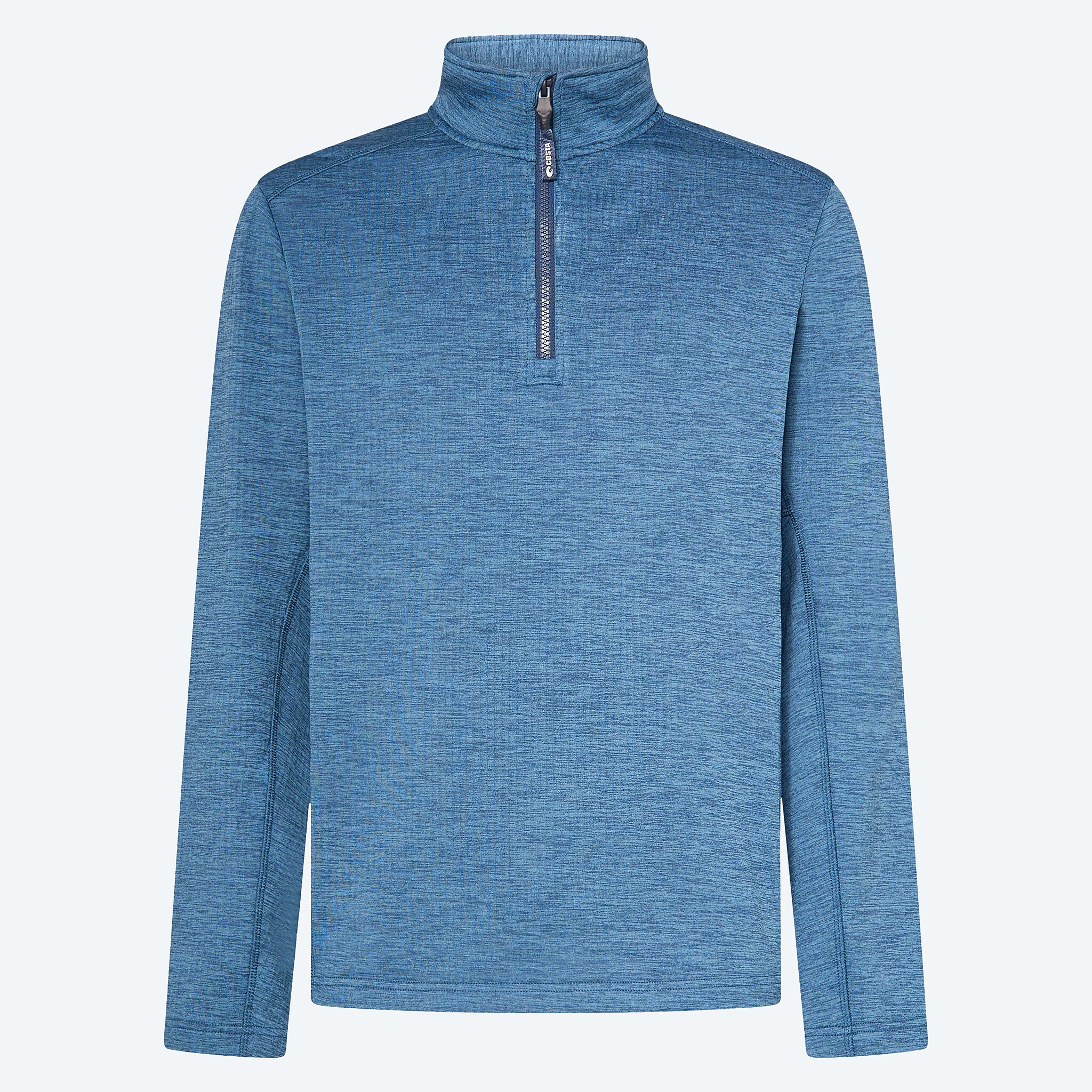 Apparel Tide Blue Heather Costa Off The Grid Quarter Zip Image 1 of 3