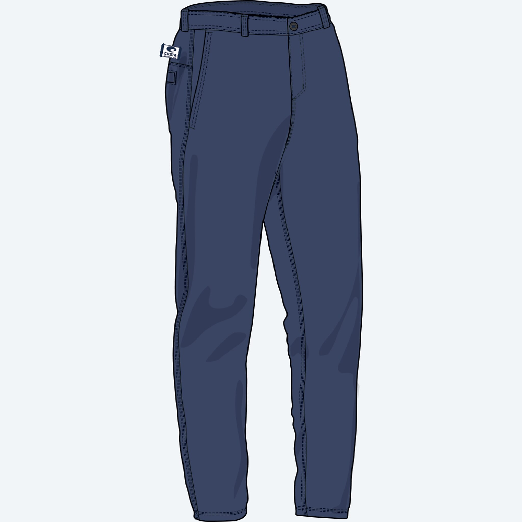 Apparel Navy Costa Tackle Hybrid Pants Image 1 of 3