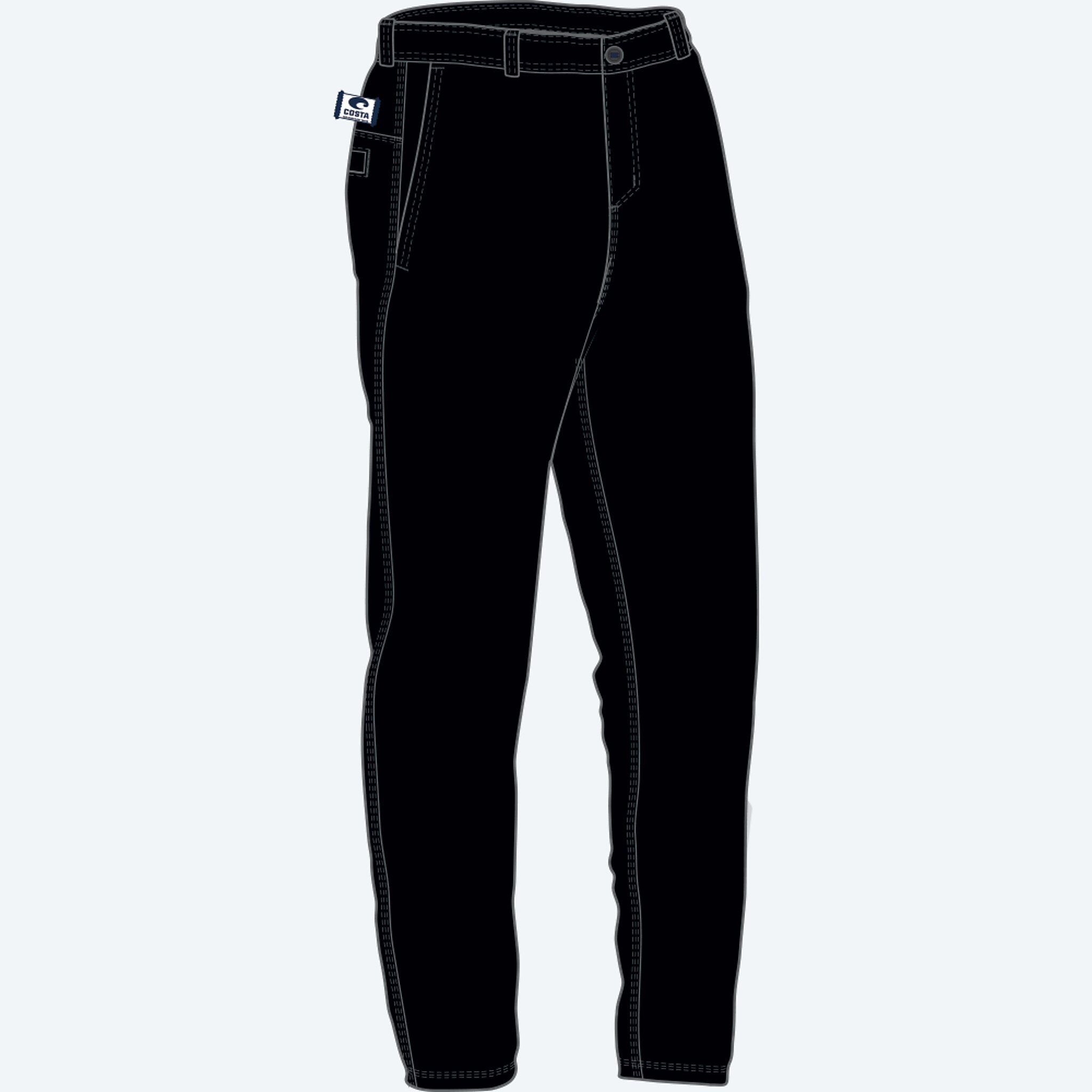Apparel Black Costa Tackle Hybrid Pants Image 1 of 3
