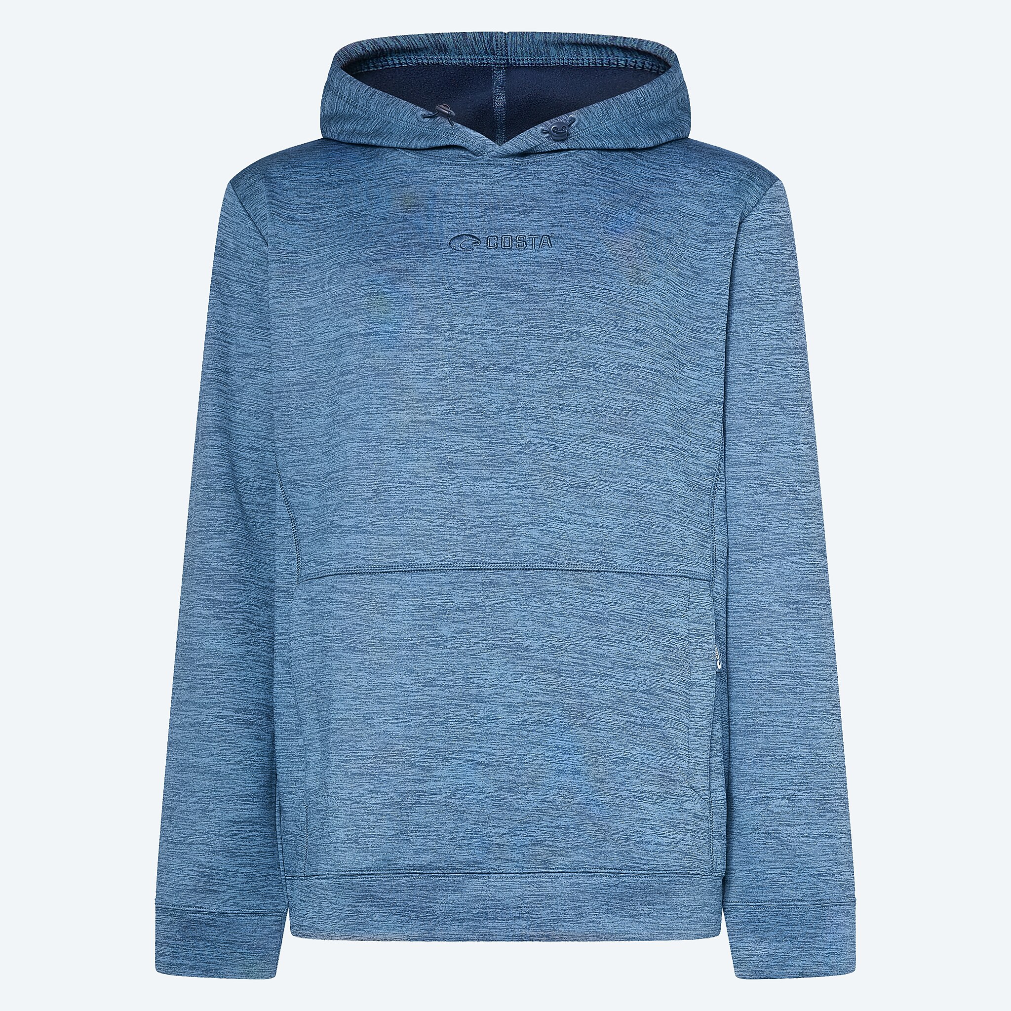 Apparel Tide Blue Heather Costa Scuba Fleece Hoody Image 1 of 3