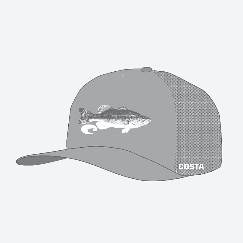 Accessories Gris Cool Costa Bass Stitched Trucker Image 1 de 3