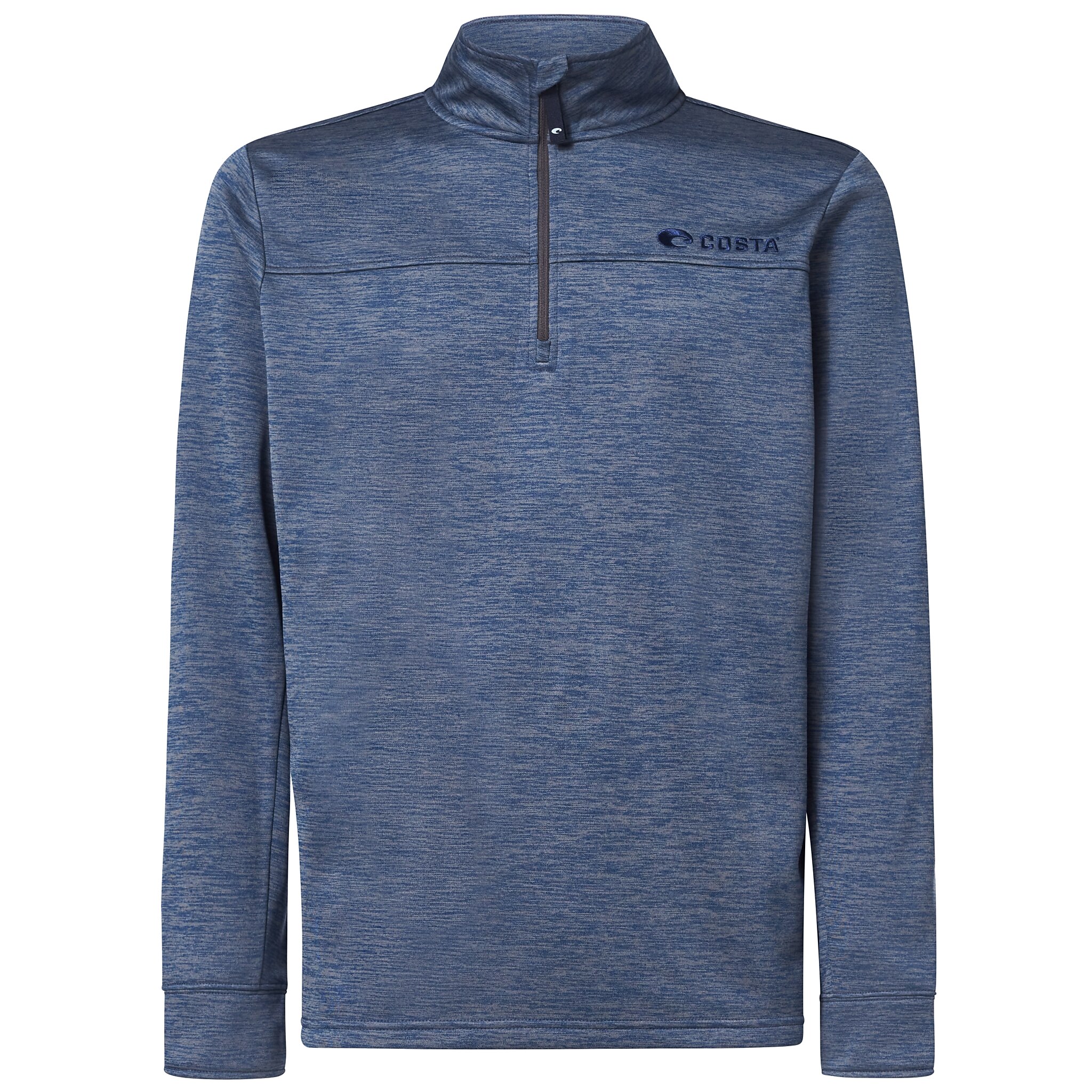 Navy Blue Heather Costa Harbor Quarter Zip | Costa Del Mar®