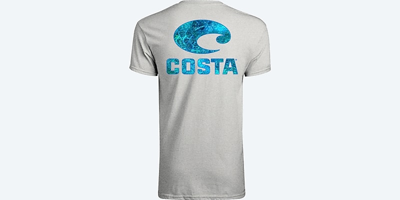 Apparel Heather Gray Costa Mossy Oak® Coastal Inshore Image 1 of 1
