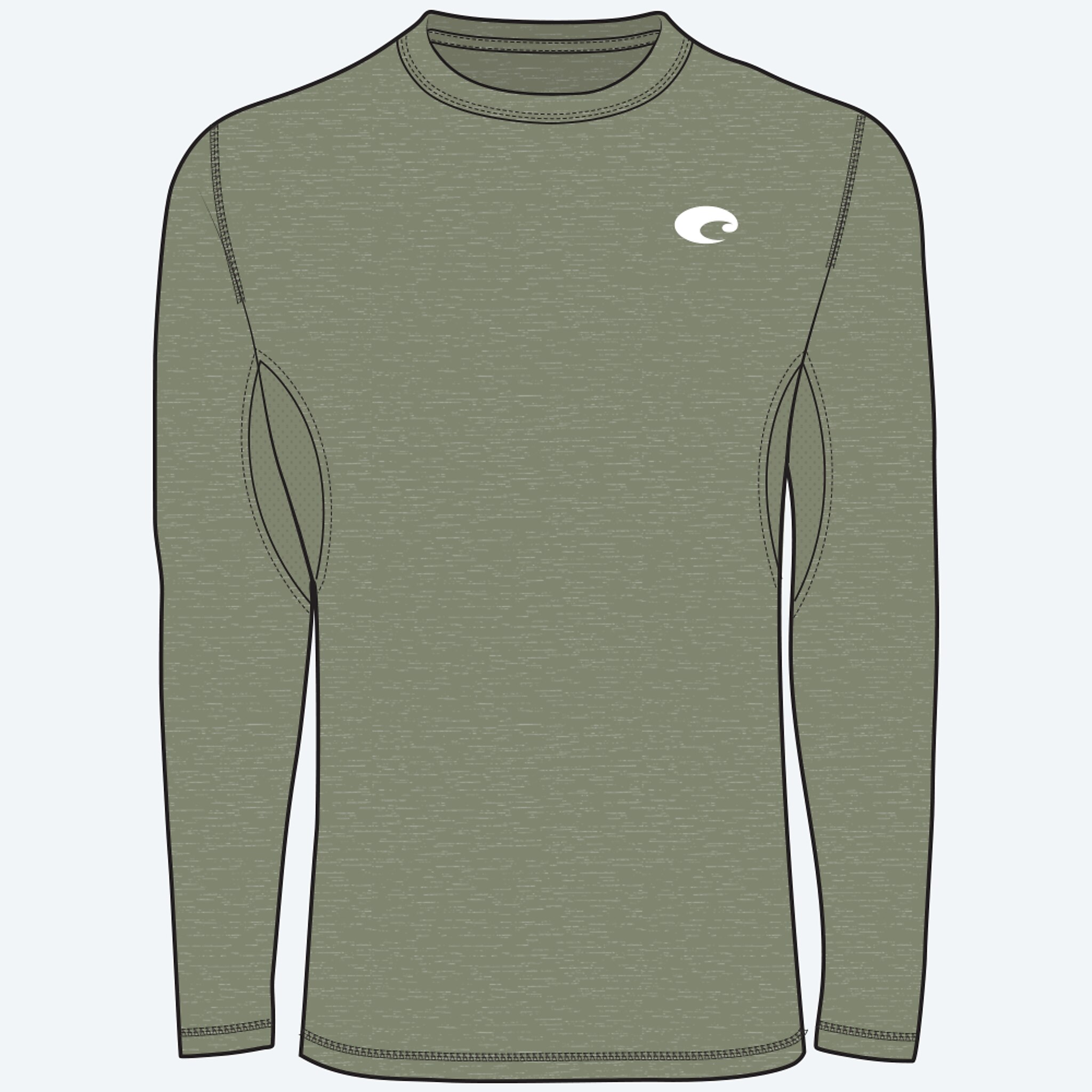 Apparel Dark Sage Costa LS Voyager Performance Shirt Imagen 1 de 5