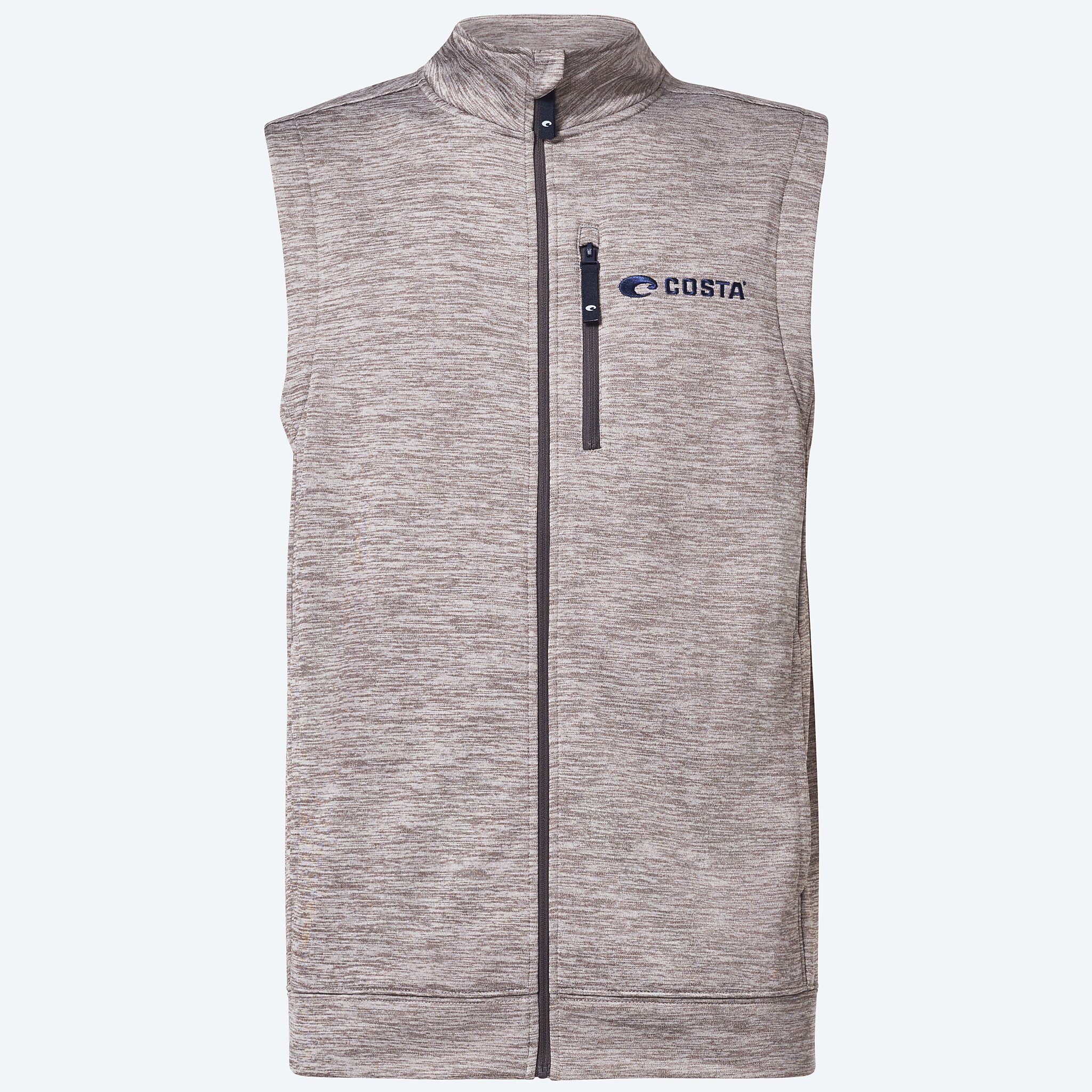 Apparel Gris Storm chiné Costa Harbor Full Zip Fleece Vest Image 1 de 3