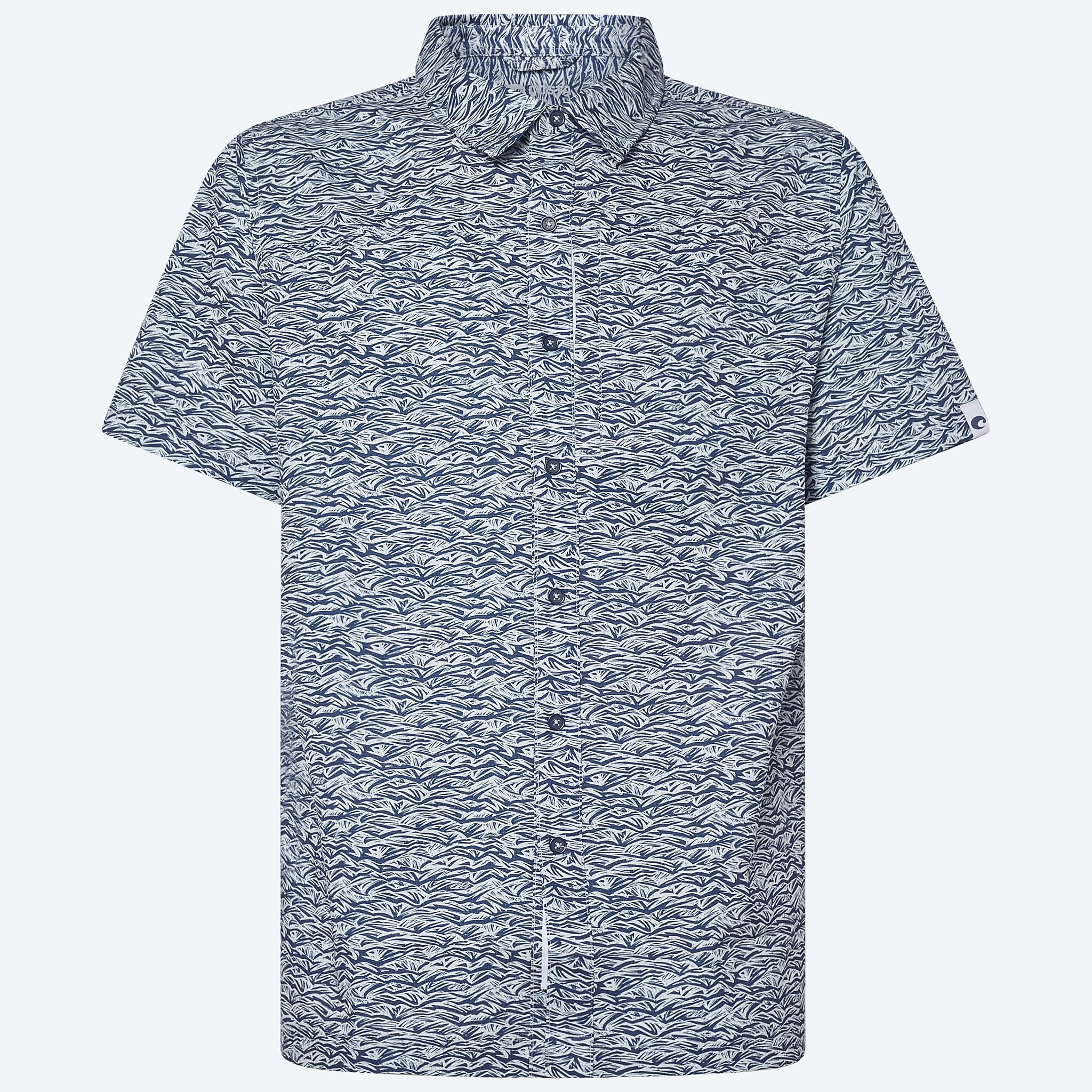 Apparel Wilson Flats Print Costa Wilson Print Hybrid Tech Button Down Image 1 de 4