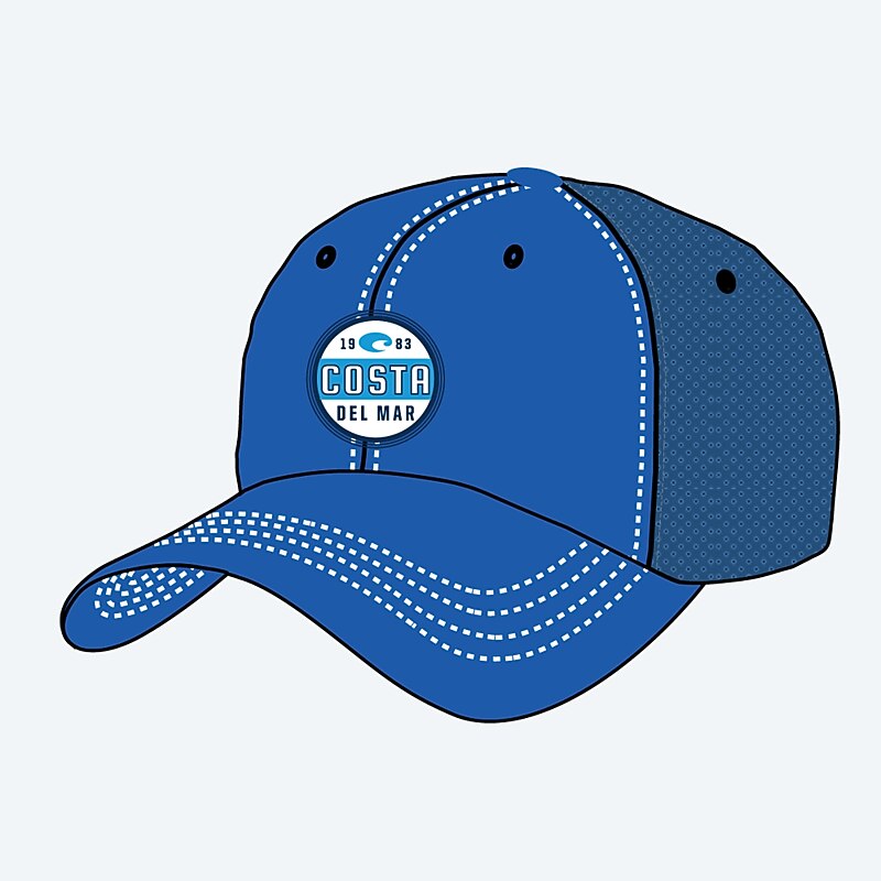 Accessories Azul Real Costa Prado Performance Hat Imagen 1 de 3