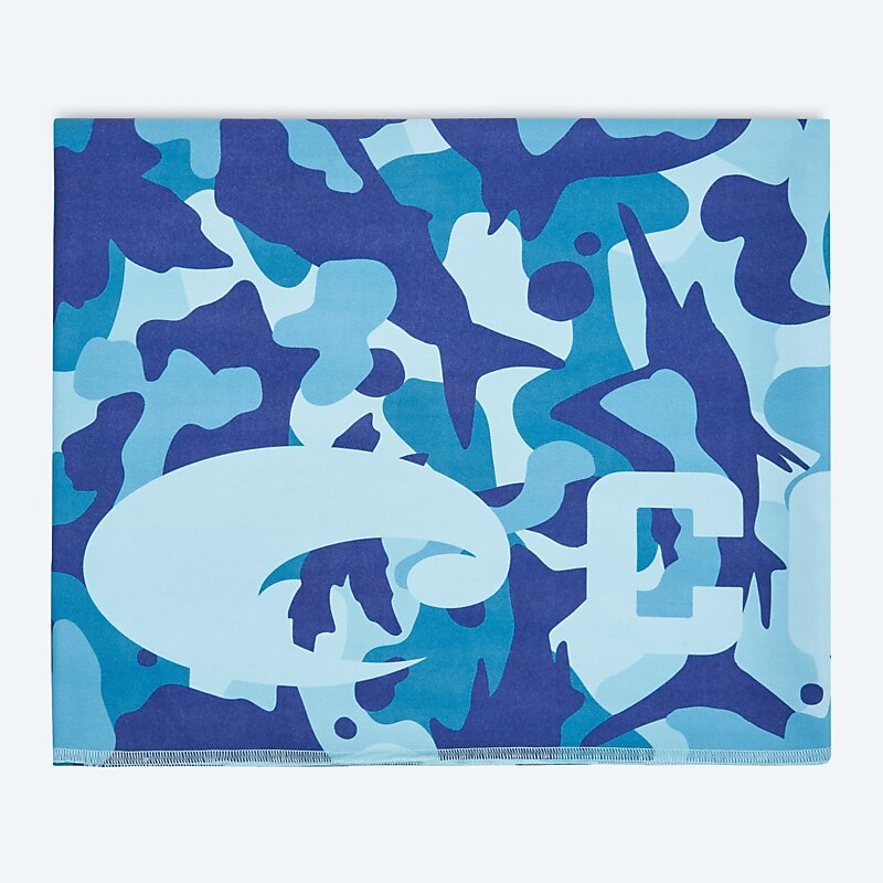 Accessories Blue Costa Performance Towel Watercamo Print Image 1 of 3