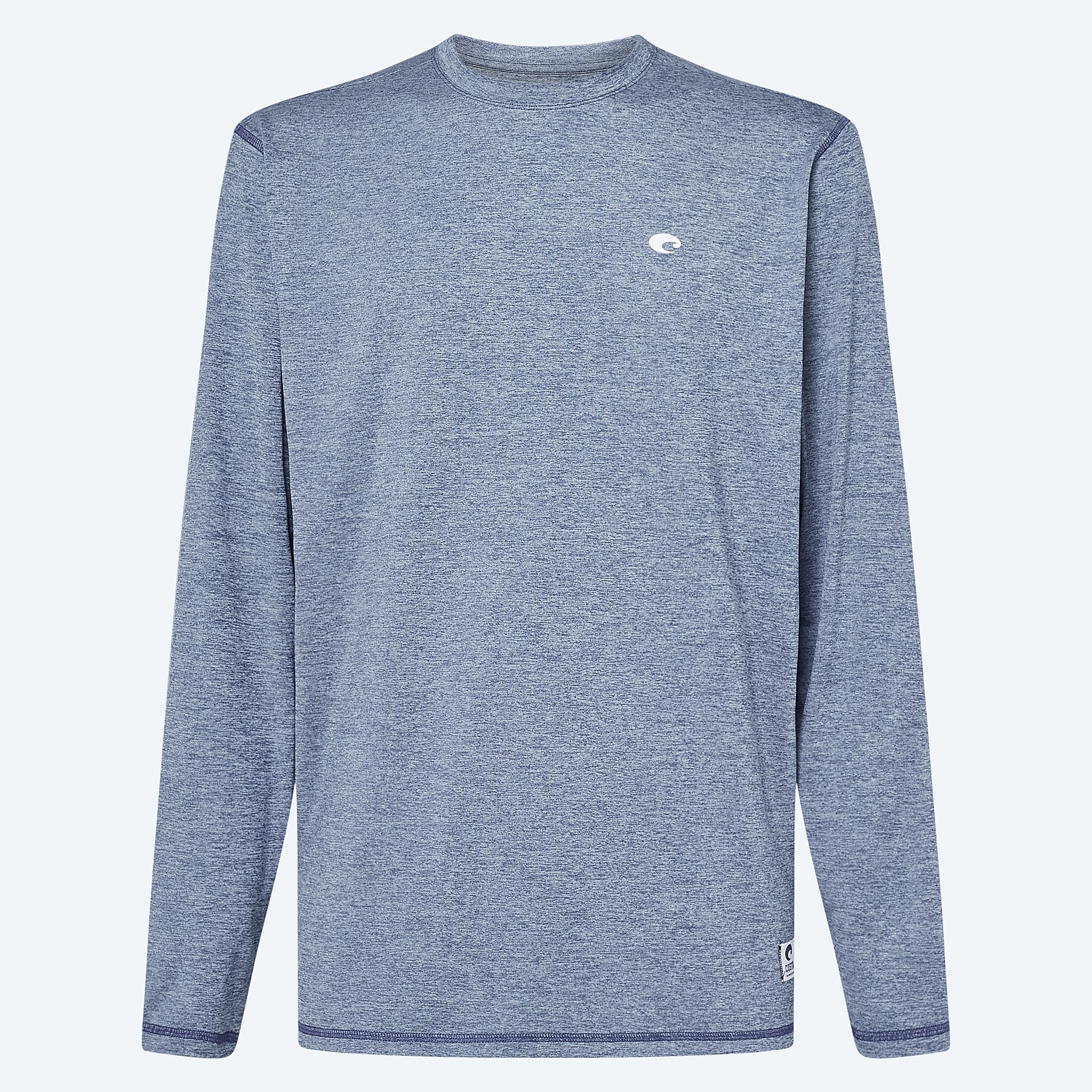 Apparel Navy Blue Heather Costa LS Voyager Performance Shirt Image 1 de 3