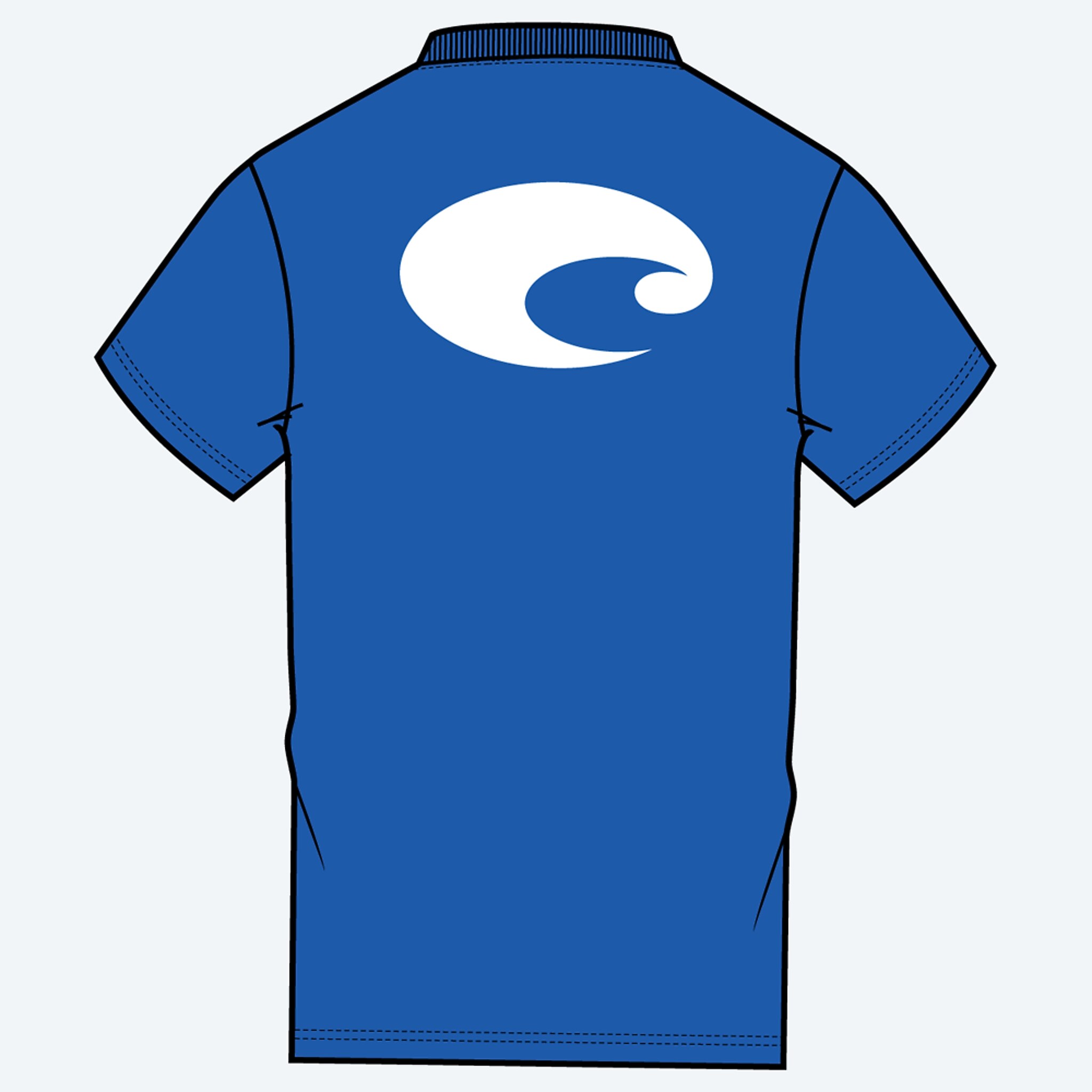 Apparel Royal Blue Costa Costa C Wave Image 1 of 3