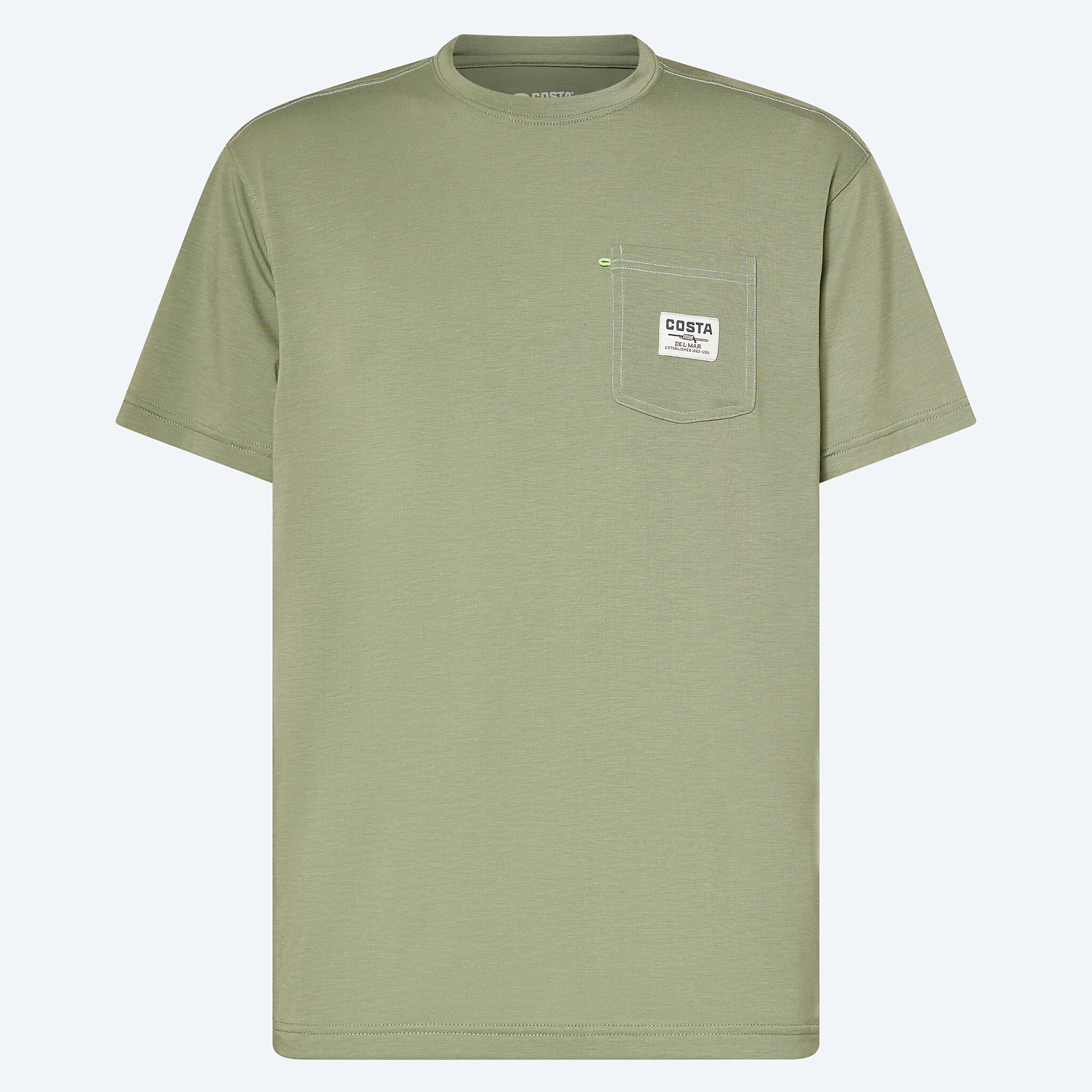 Apparel Dark Sage Costa Del Mar Pocket Tee SS Imagen 1 de 5