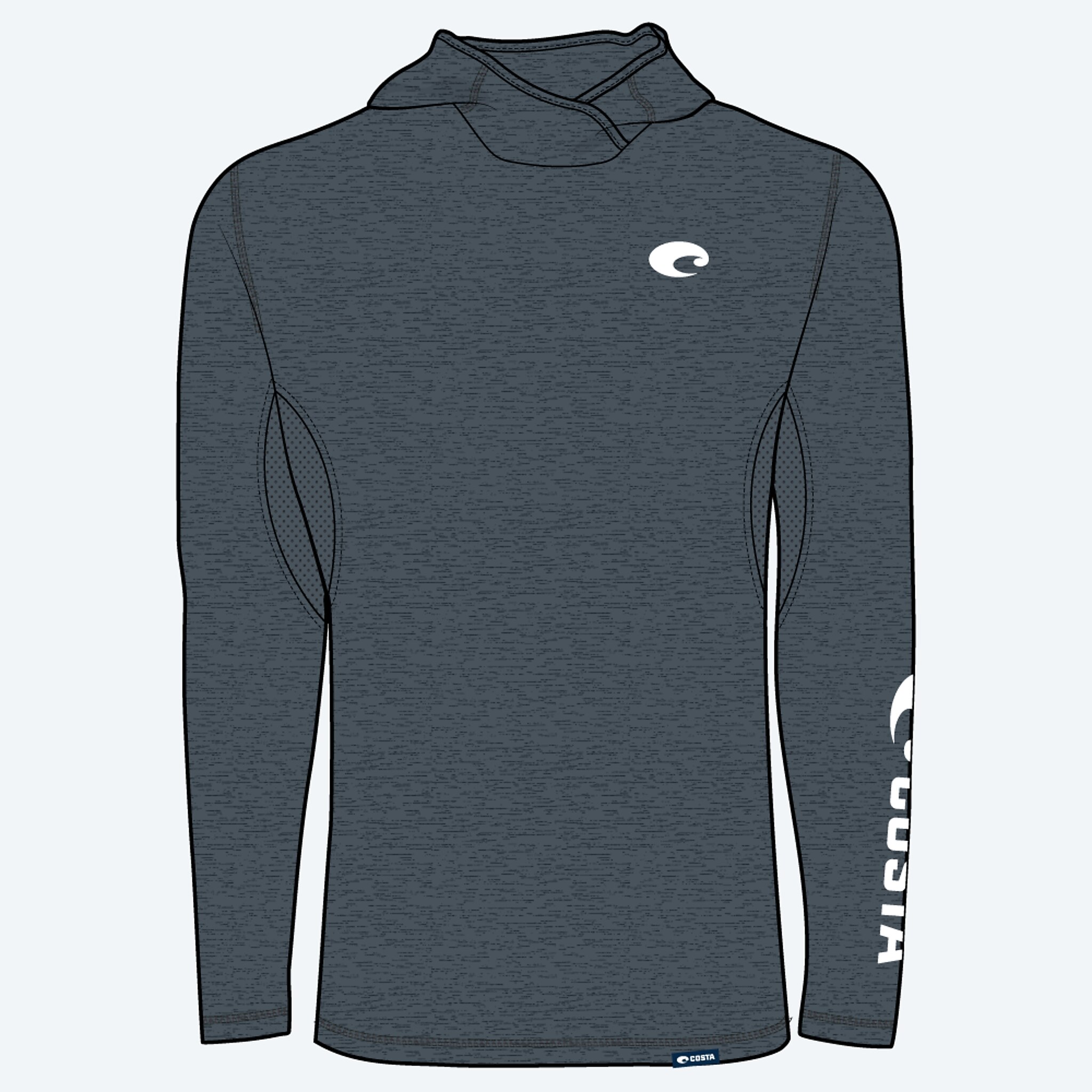 Apparel Shark Gray Heather Costa Voyager Hoody Image 1 of 4