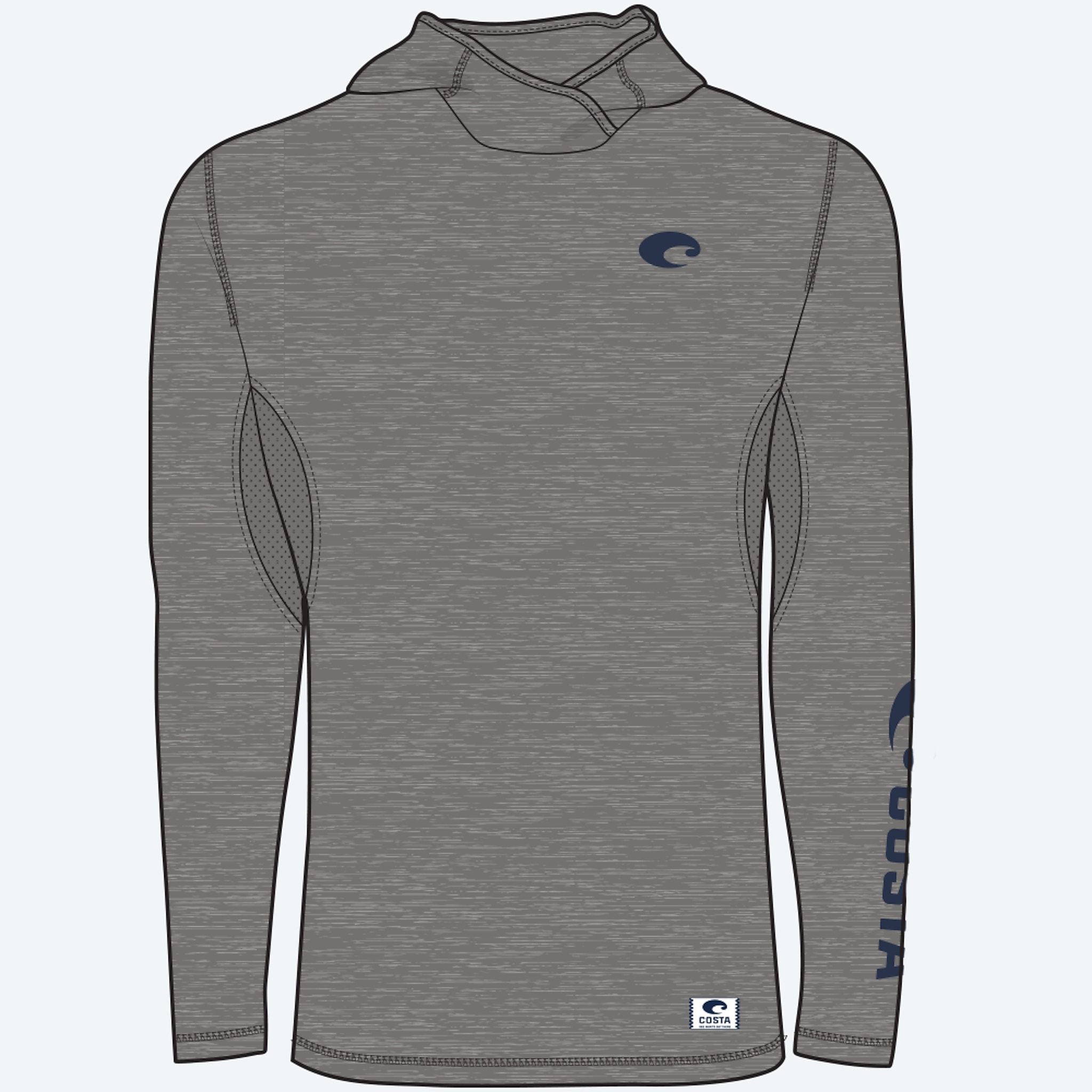 Apparel Storm Gray Costa Voyager Performance Hoodie Image 1 of 3