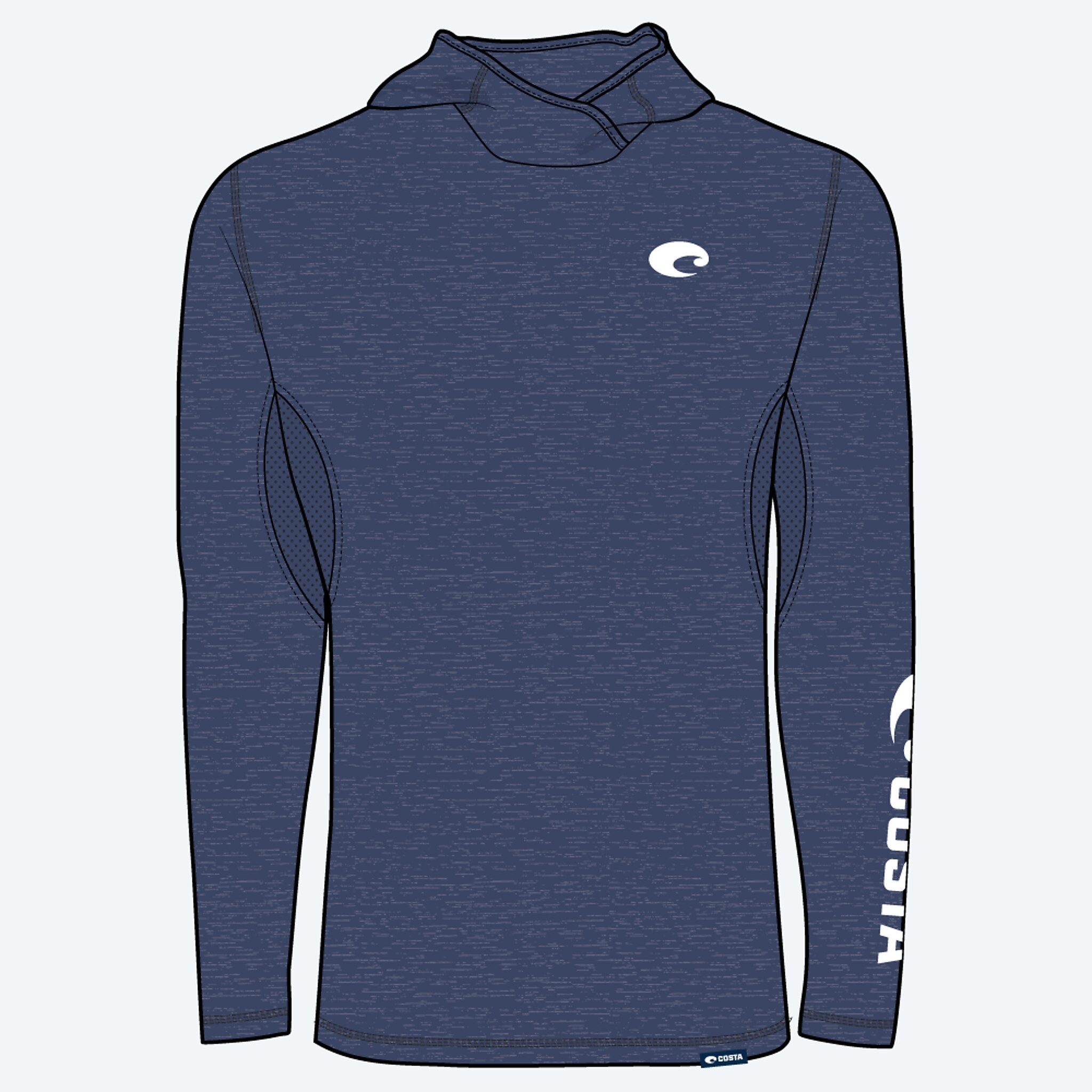 Apparel Navy Blue Heather Costa Voyager Hoody Image 1 of 4
