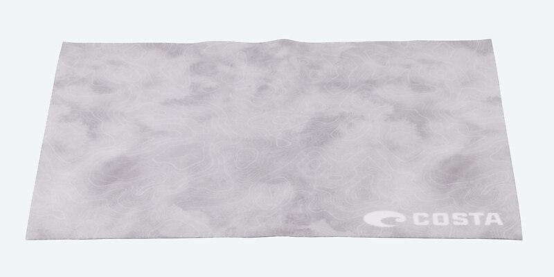Eyewear Accessories Gray Costa Recycled Microfiber Cleaning Cloth Image 1 of 1