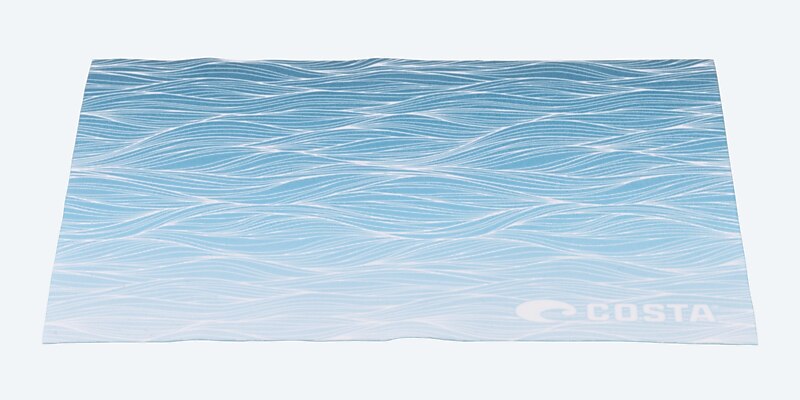 Eyewear Accessories New Wave Blue Costa Recycled Microfiber Cleaning Cloth Image 1 of 1