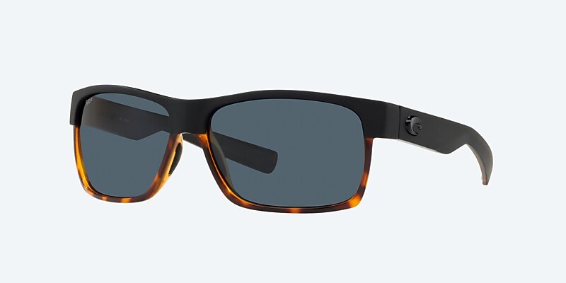 Sunglasses Costa Half Moon M (60-14) with Gray lens and Black/Shiny Tortoise frame Image 1 of 4