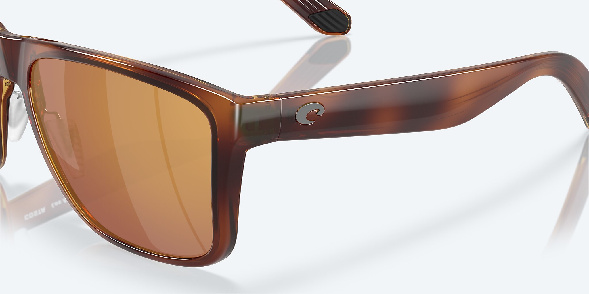 Sunglasses Costa Los Alijos XL (59-18) with Gold Mirror lens and Tortoise frame Image 6 of 8