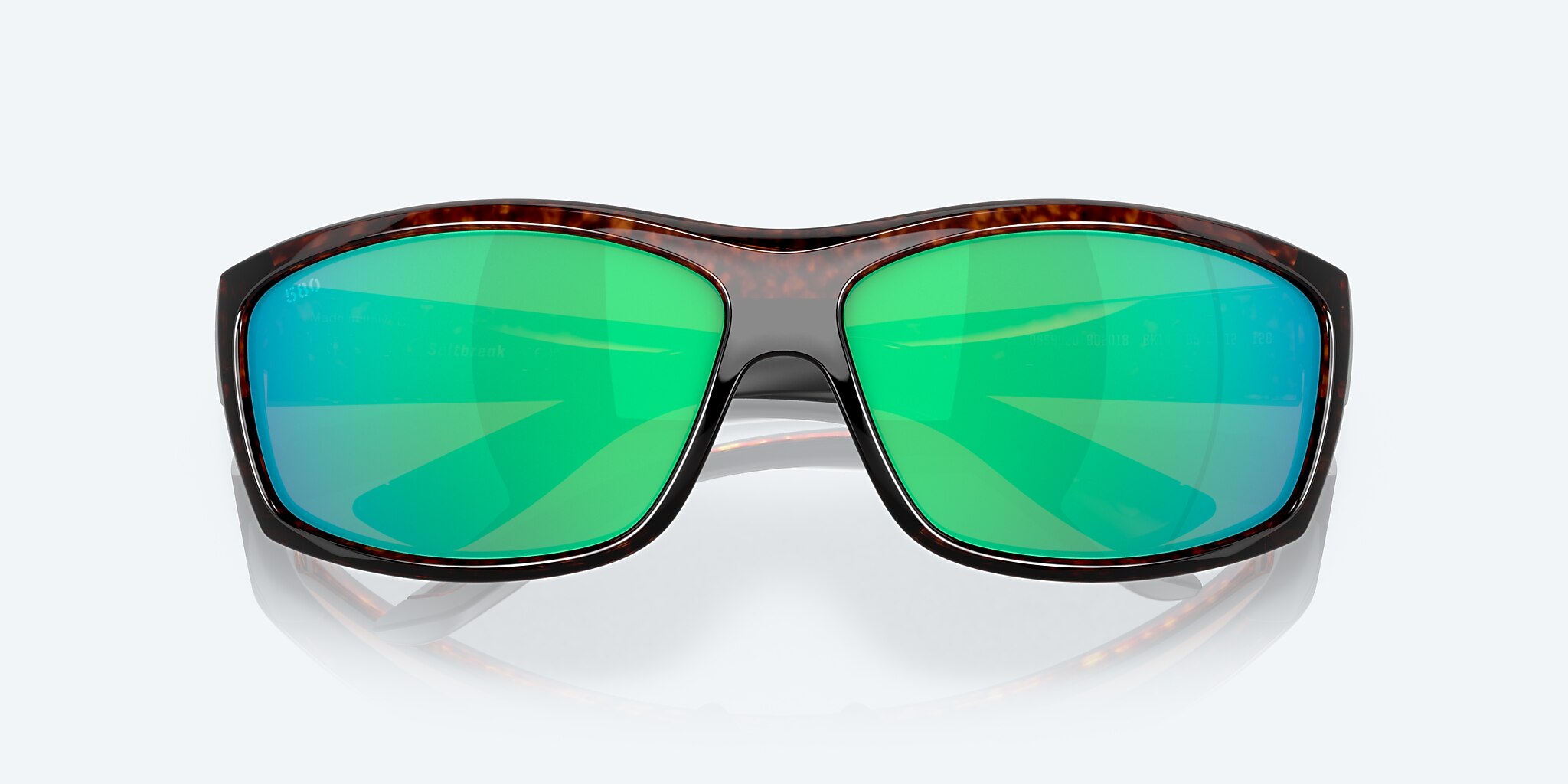 Sunglasses Costa Saltbreak L (65-12) with Green Mirror lens and Tortoise frame Image 5 of 7