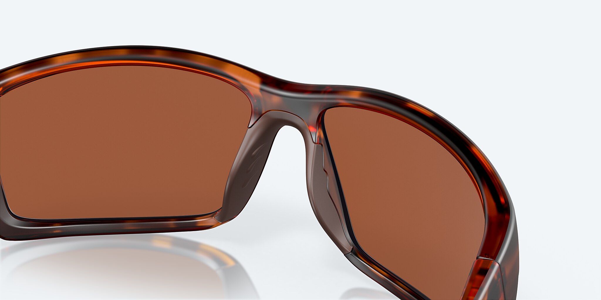 Sunglasses Costa Reefton XL (64-15) with Green Mirror lens and Retro Tortoise frame Image 7 of 7