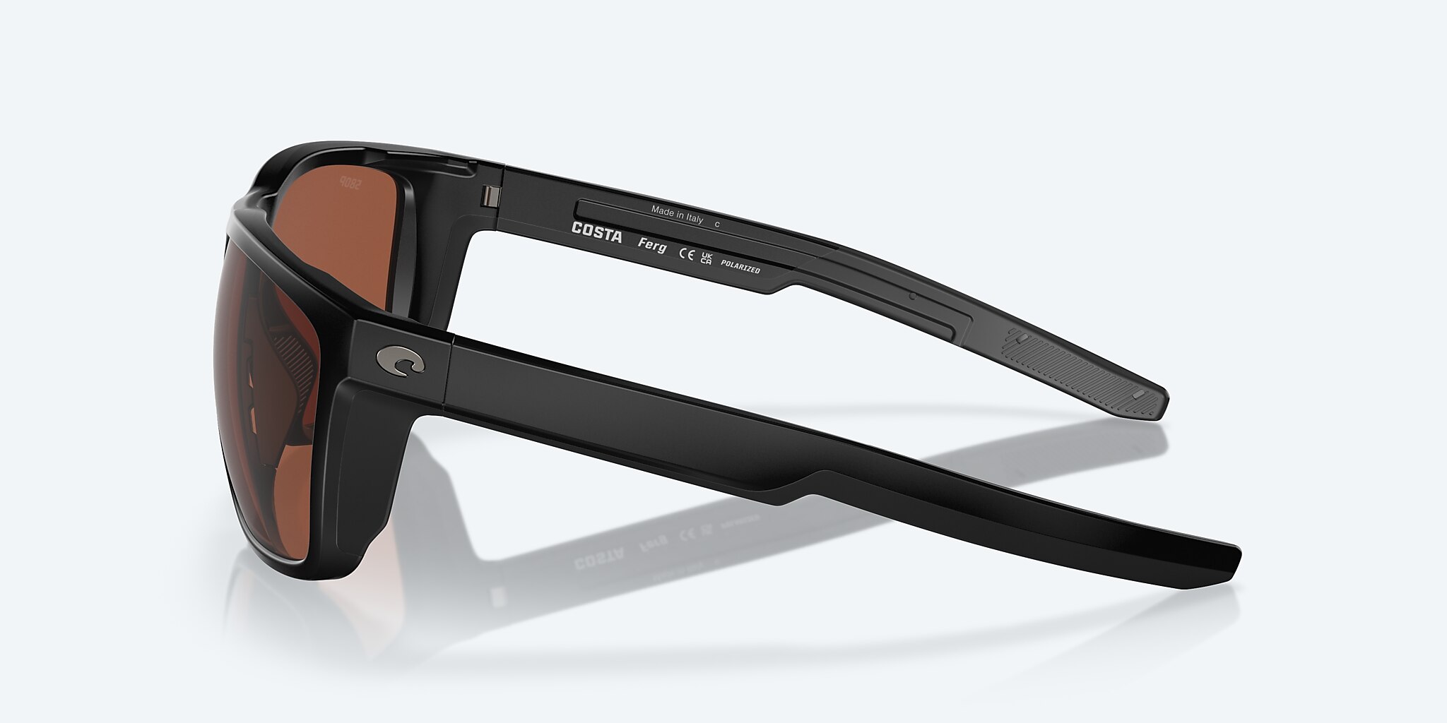 Sunglasses Costa Ferg L (59-16) with Copper lens and Matte Black frame Image 3 of 7