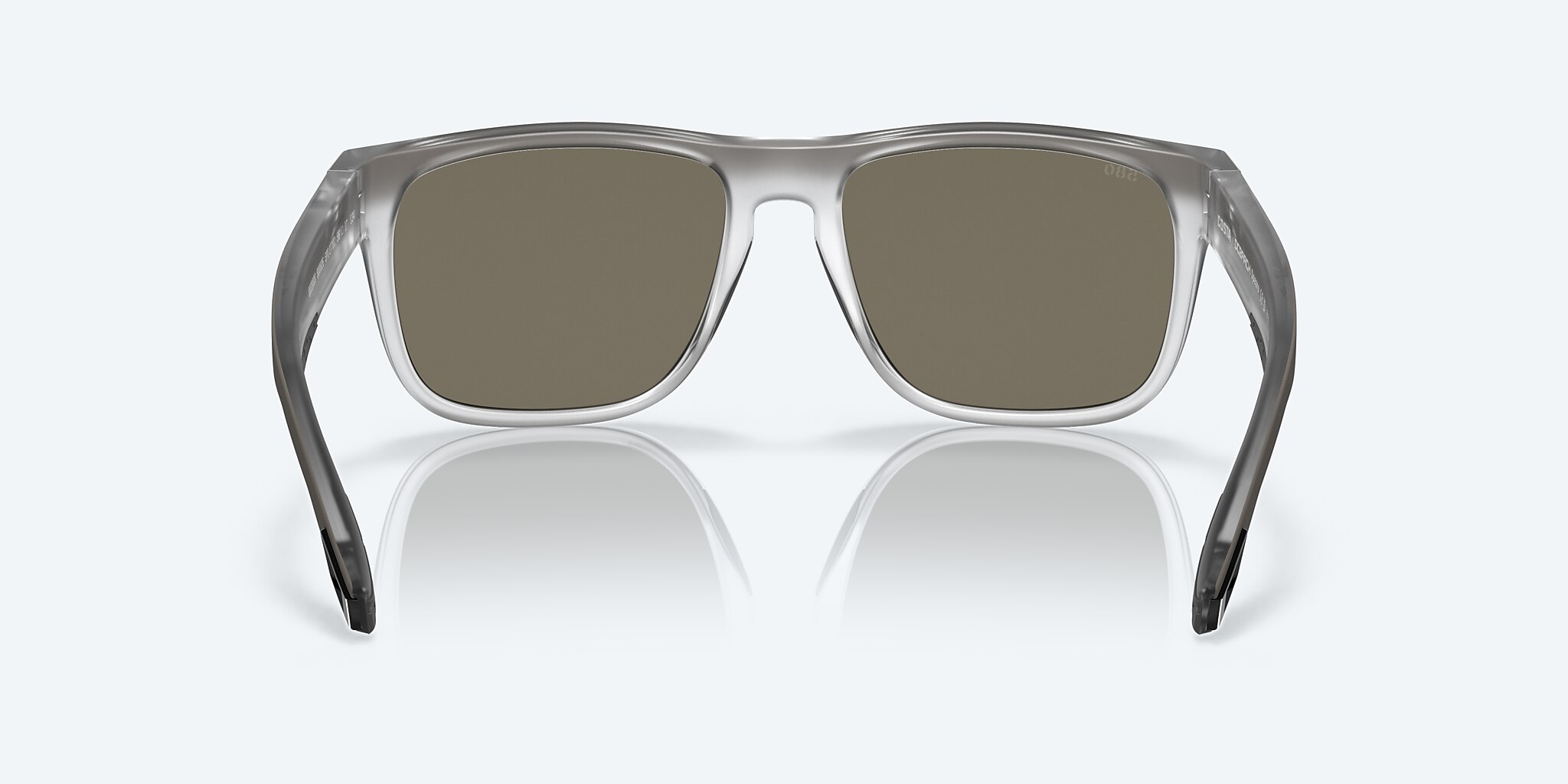 Sunglasses Costa Ocearch® Spearo XXL (56-17) with Blue Mirror lens and Ocearch Matte Fog Gray frame Image 4 of 7
