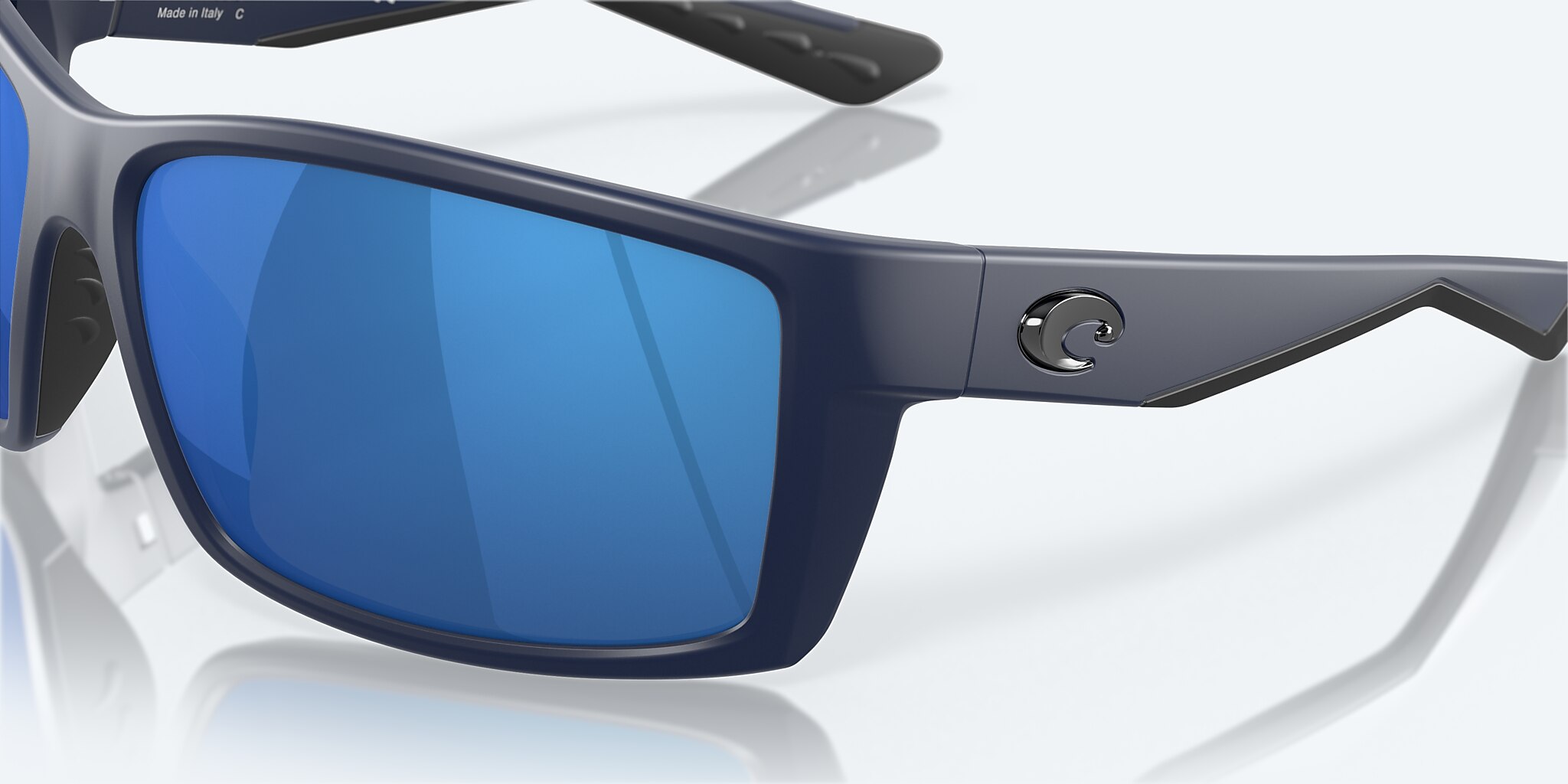 Lentes de Sol Costa Reefton XL (64-15) con Azul Espejeado lente y Azul Mate montura Imagen 6 de 7