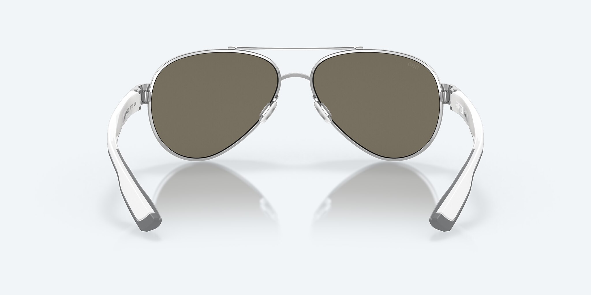 Sunglasses Costa Loreto M (56-14) with Blue Mirror lens and Palladium frame Image 4 of 8
