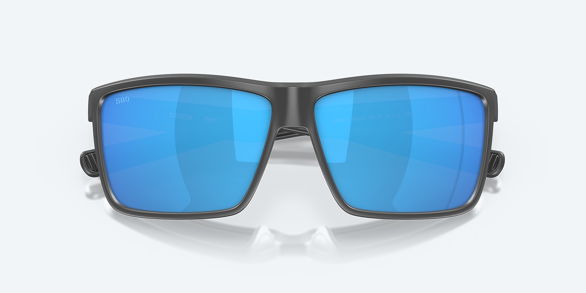 Sunglasses Costa Rinconcito M (60-12) with Blue Mirror lens and Matte Gray frame Image 5 of 8