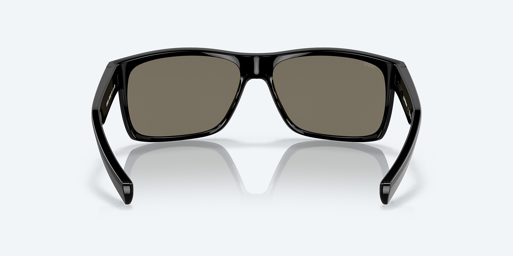Sunglasses Costa Half Moon M (60-14) with Blue Mirror lens and Shiny Black frame Image 4 of 7