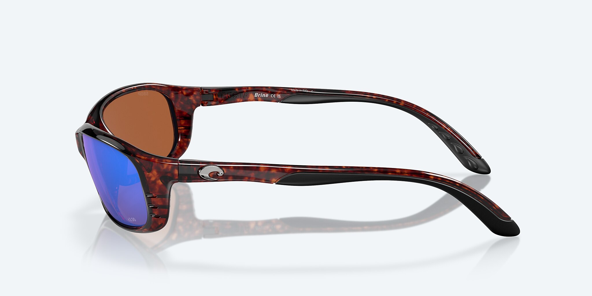 Readers Costa Brine Readers M (59-18) with Green Mirror lens and Tortoise frame Image 3 of 7
