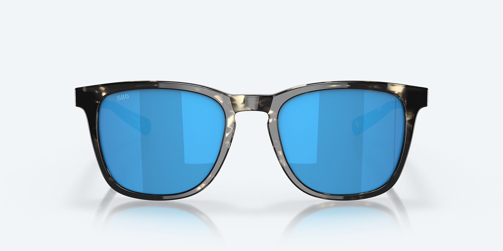 Sunglasses Costa Sullivan M (53-19) with Blue Mirror lens and Shiny Black Kelp frame Image 2 of 8